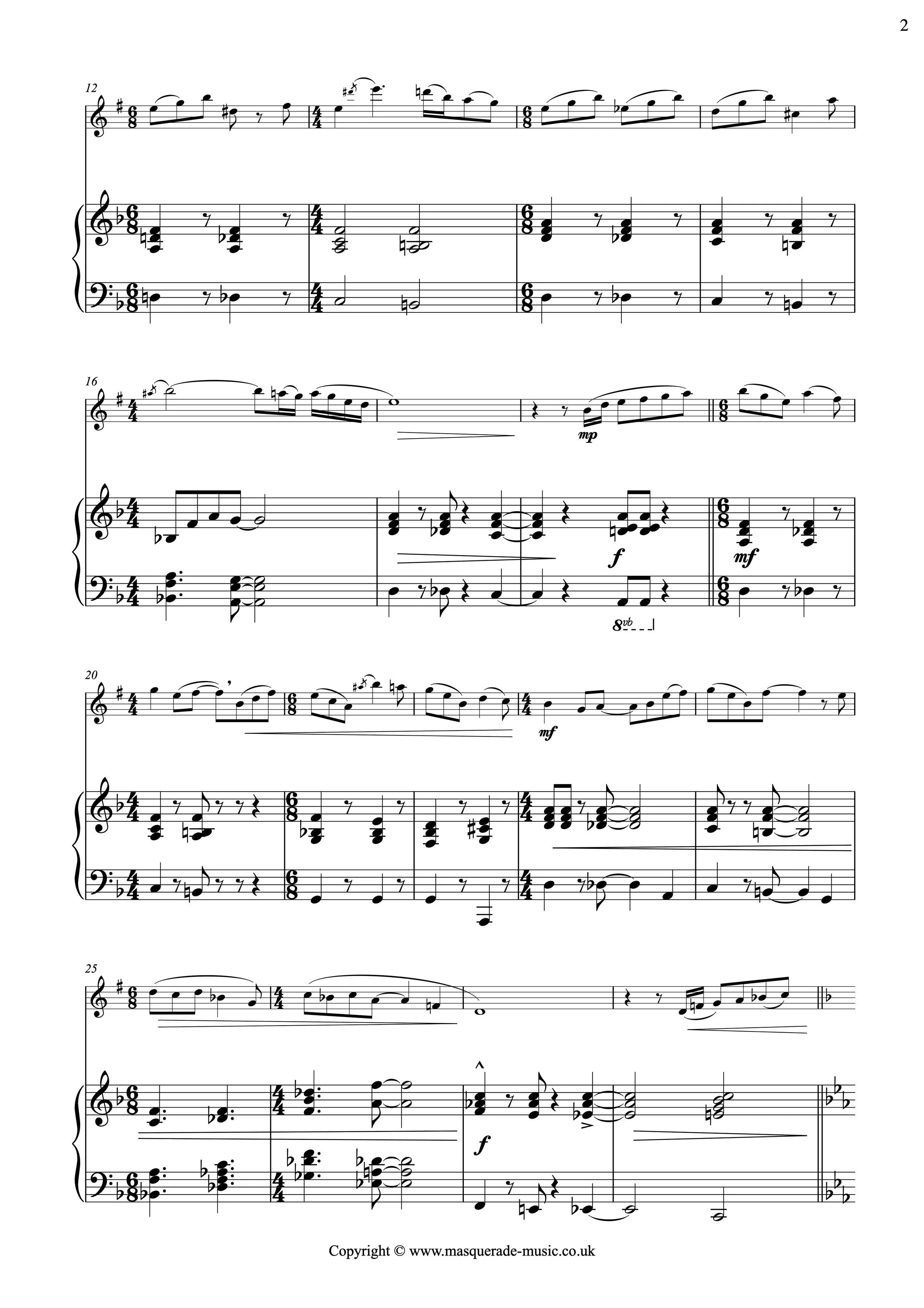Sunny Blue Bb Clarinet Score sample pg1.jpg