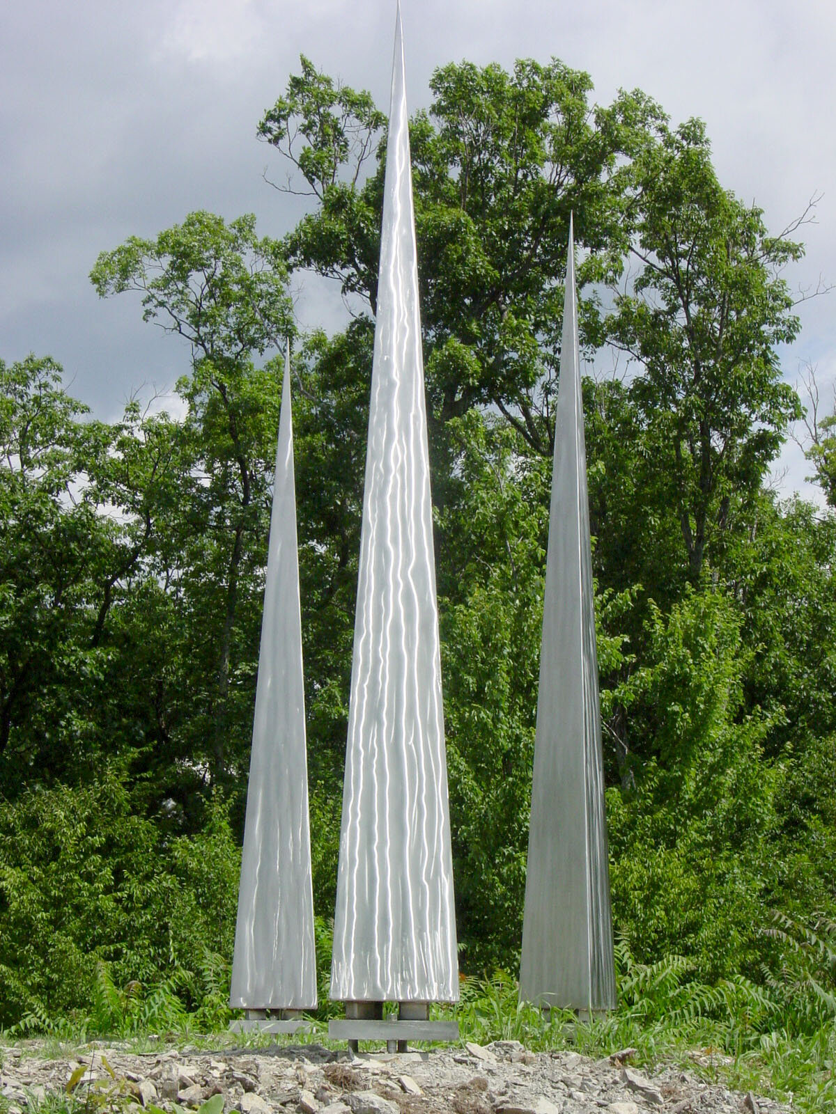 7 Trylons, Installation, Private Residence in Millbrook, New York, 2010
