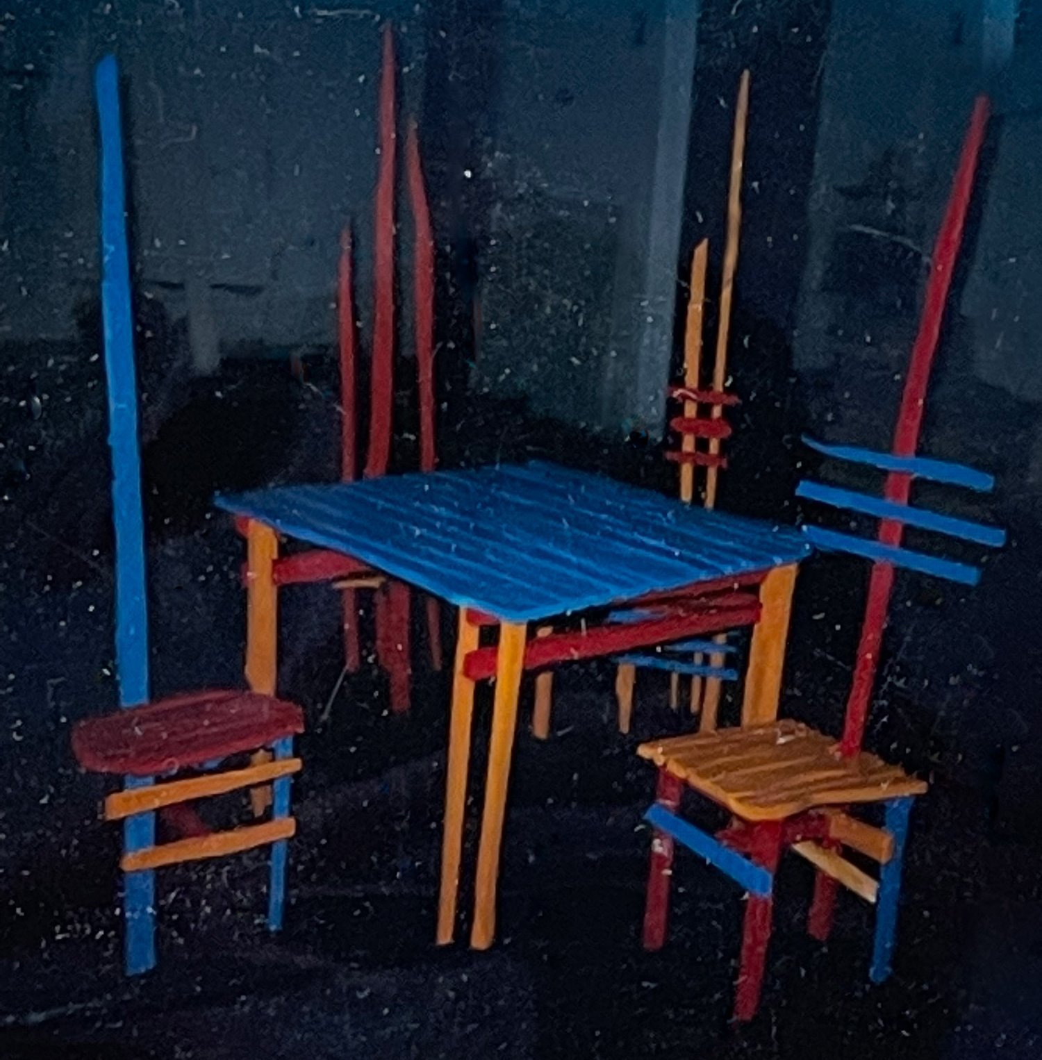 Tables and Chairs for "Slaves of New York," Film by James Ivory, c. 1985