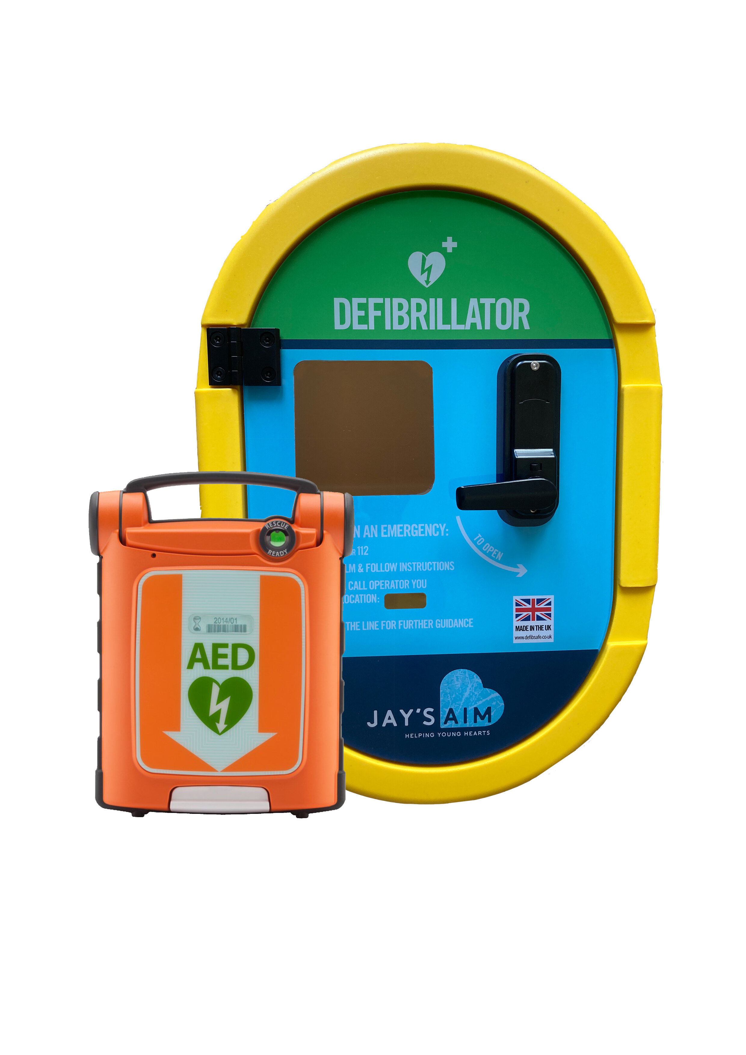 Cardiac Science G5 Defibrillator with unlockable — Jay's Aim