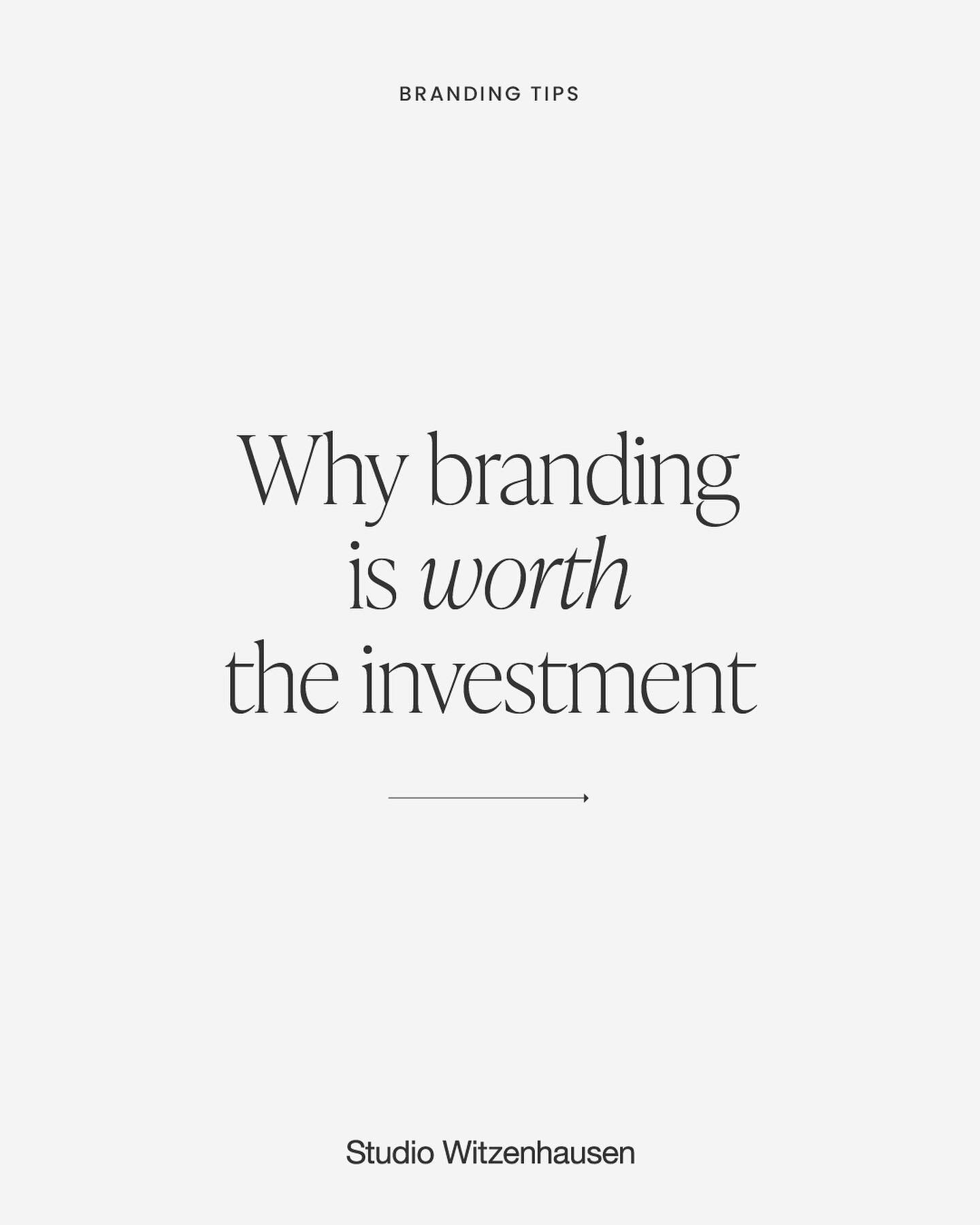 Why you should invest in branding?

Branding is so important and beneficial for you and your business. Your brand is so much more than a logo. Investing in high quality branding can impact your business in so many ways. Swipe to the left to see a few