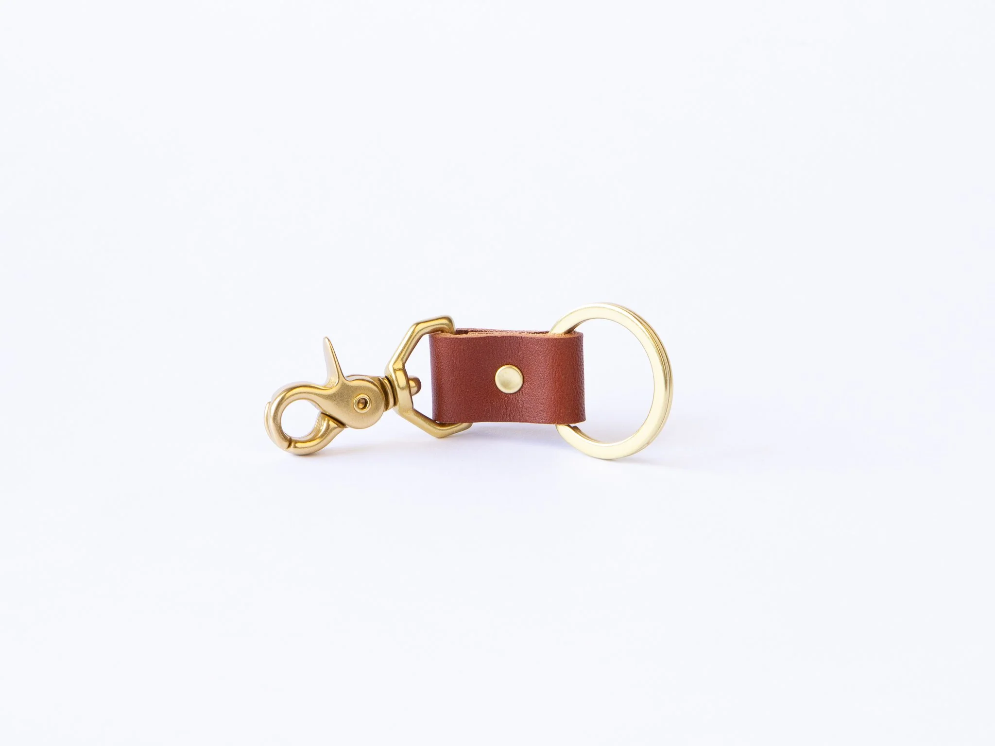 Leather Key Clip
