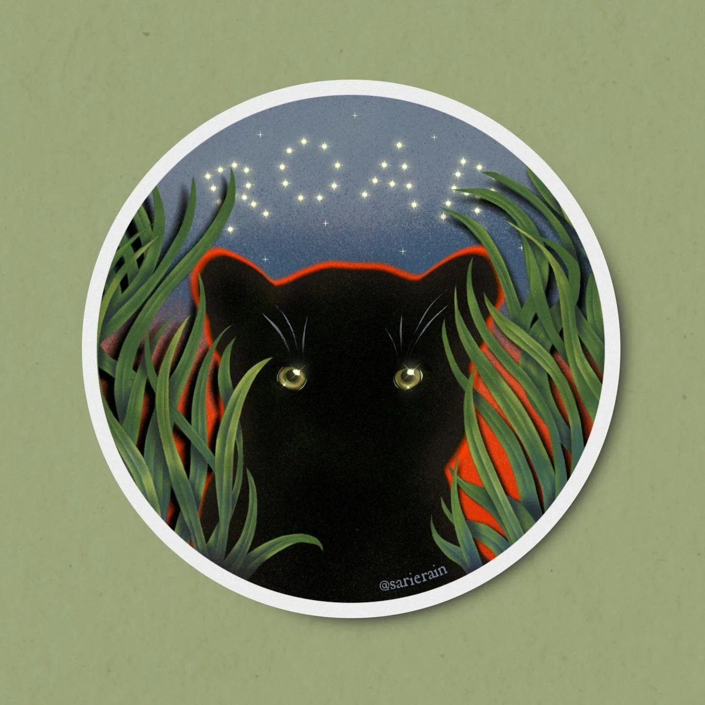 A lil updated sticker for @roarartists ⭐️⭐️👁️👁️⭐️⭐️