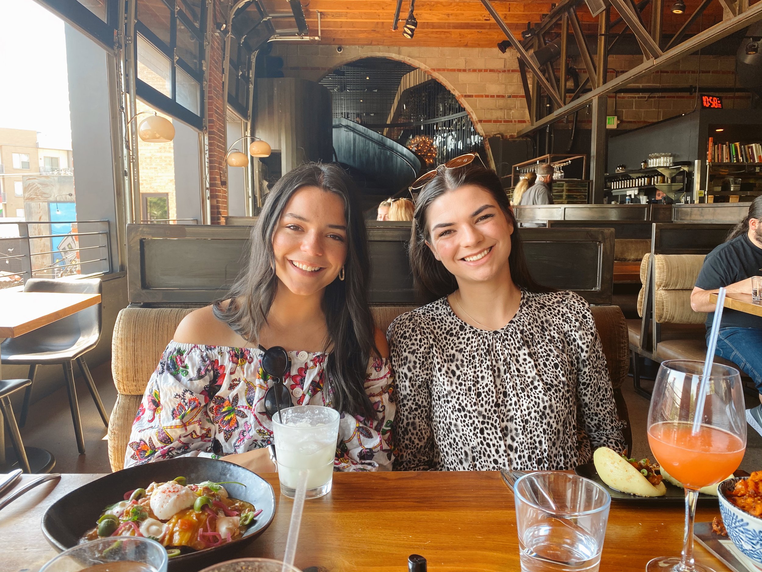 My sister, Hannah, and I at Linger restaurant in LoHi