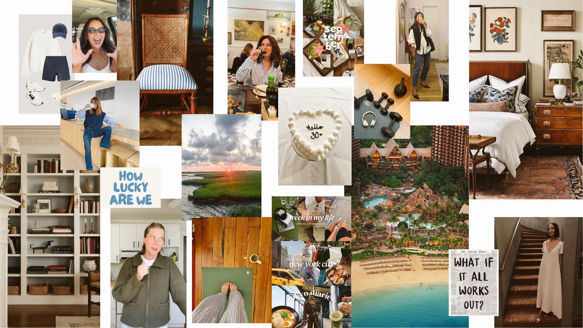 My vision board for the year