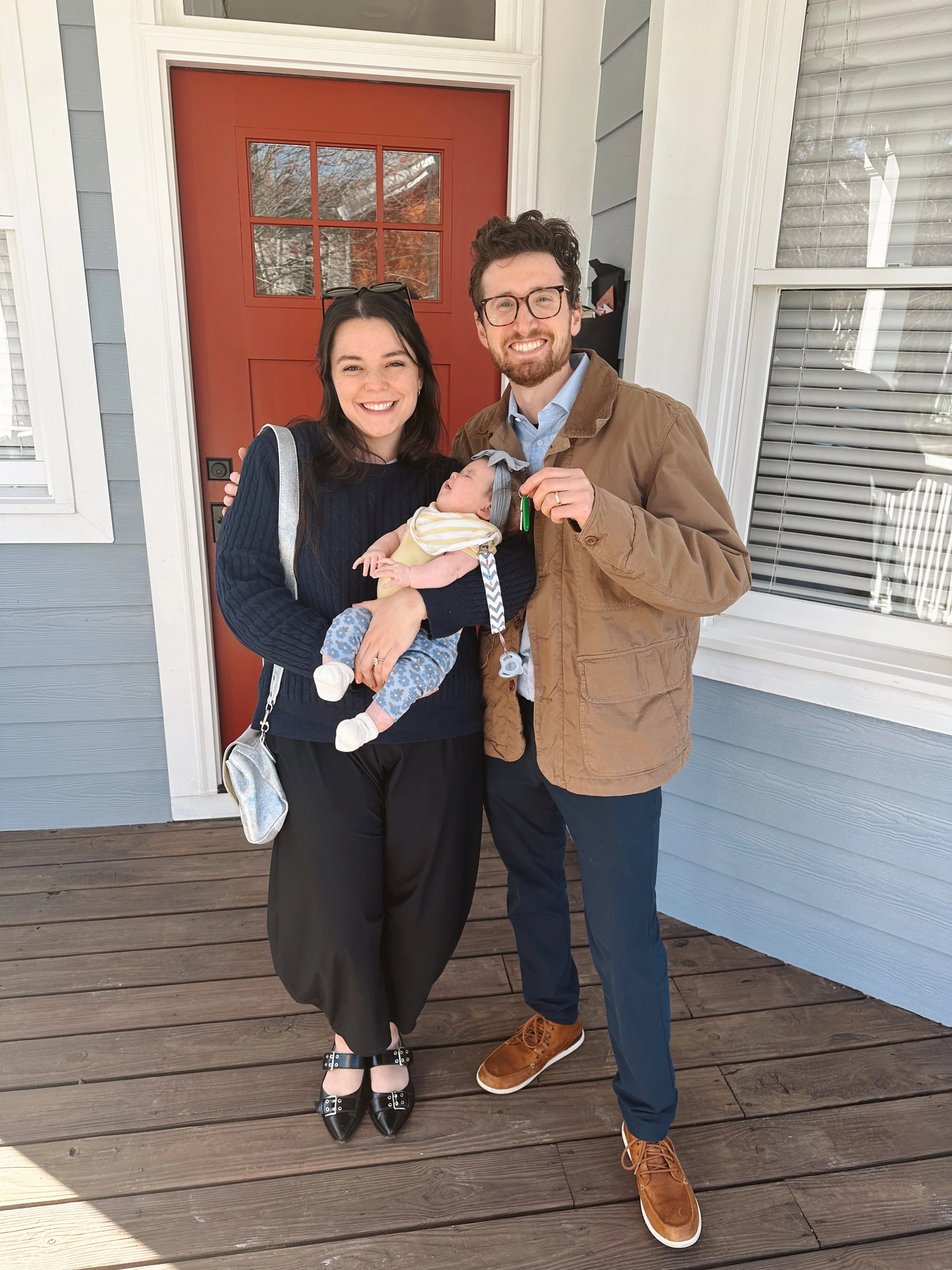 The day we closed on our house