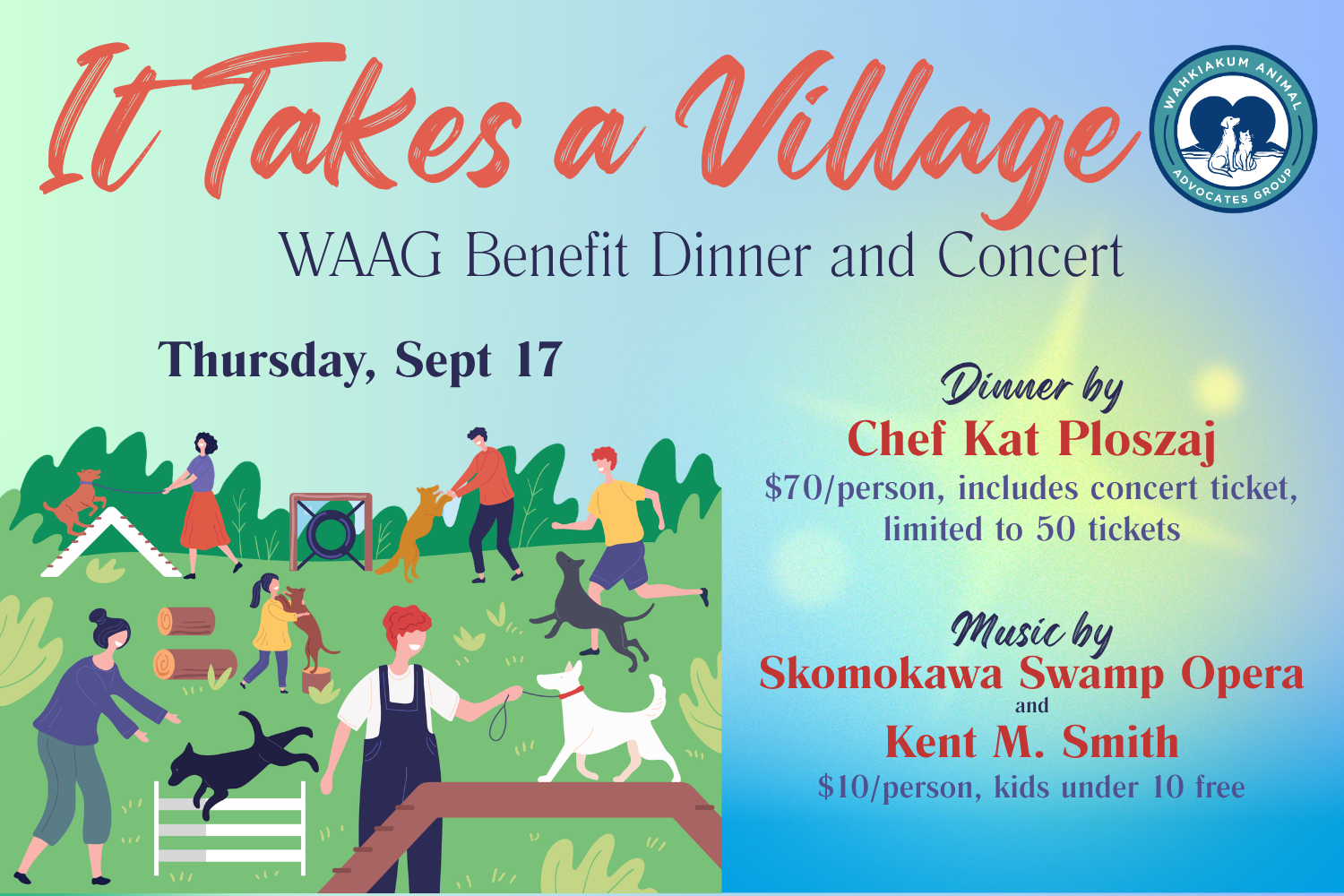 It Takes a Village - Dinner &amp; Concert