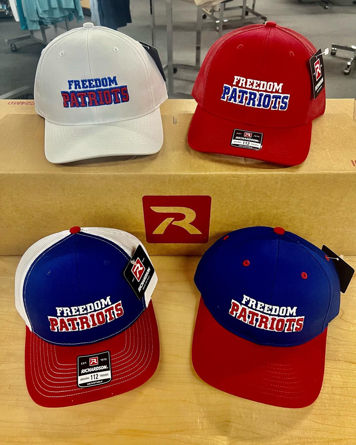 High School Hats are here! Richardson Hats for Freedom, Patton, &amp; Draughn high schools have arrived at cbs sports. All on Richardson&rsquo;s hats!