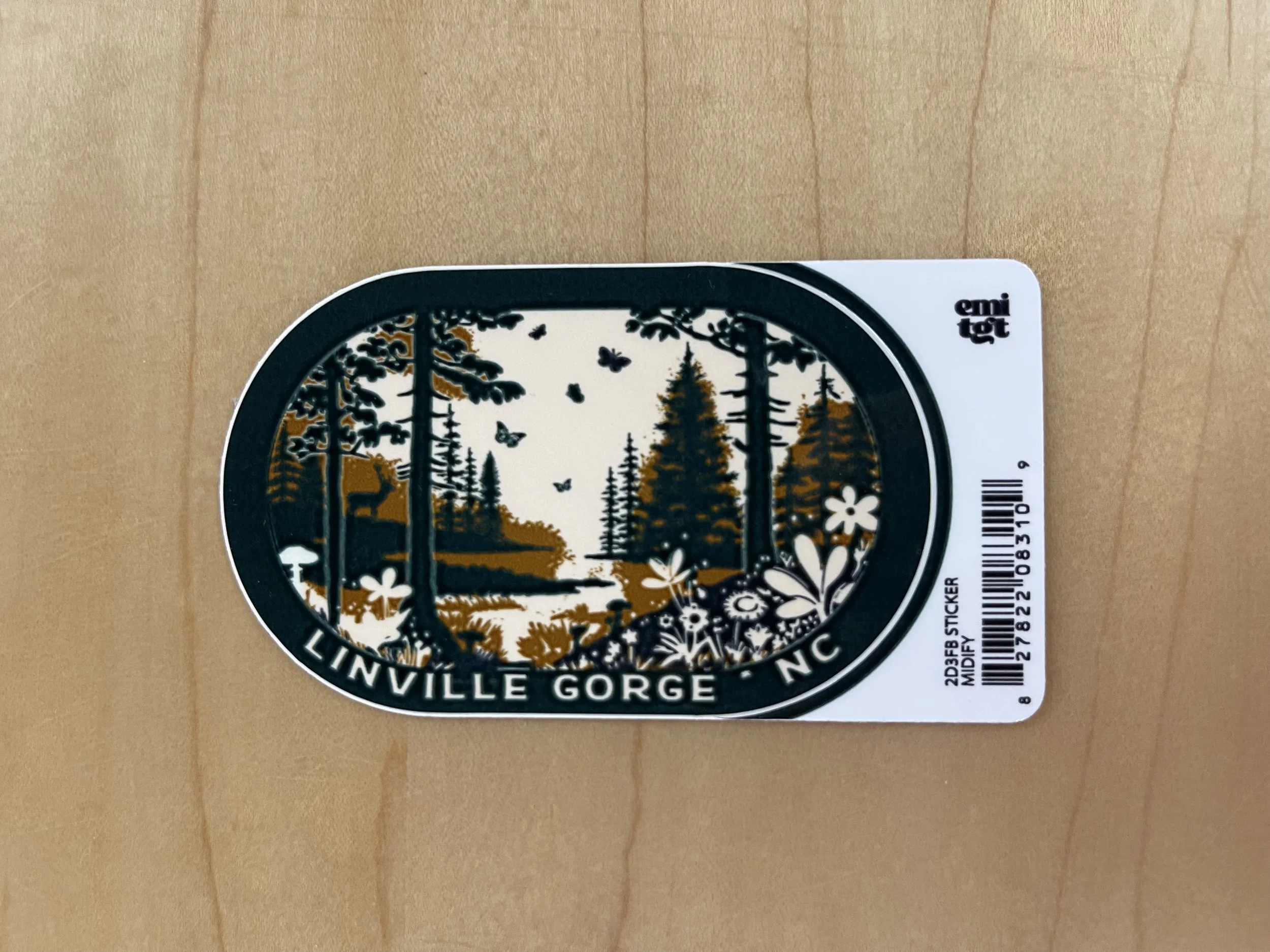 Linville Gorge NC - Forest - Sticker
