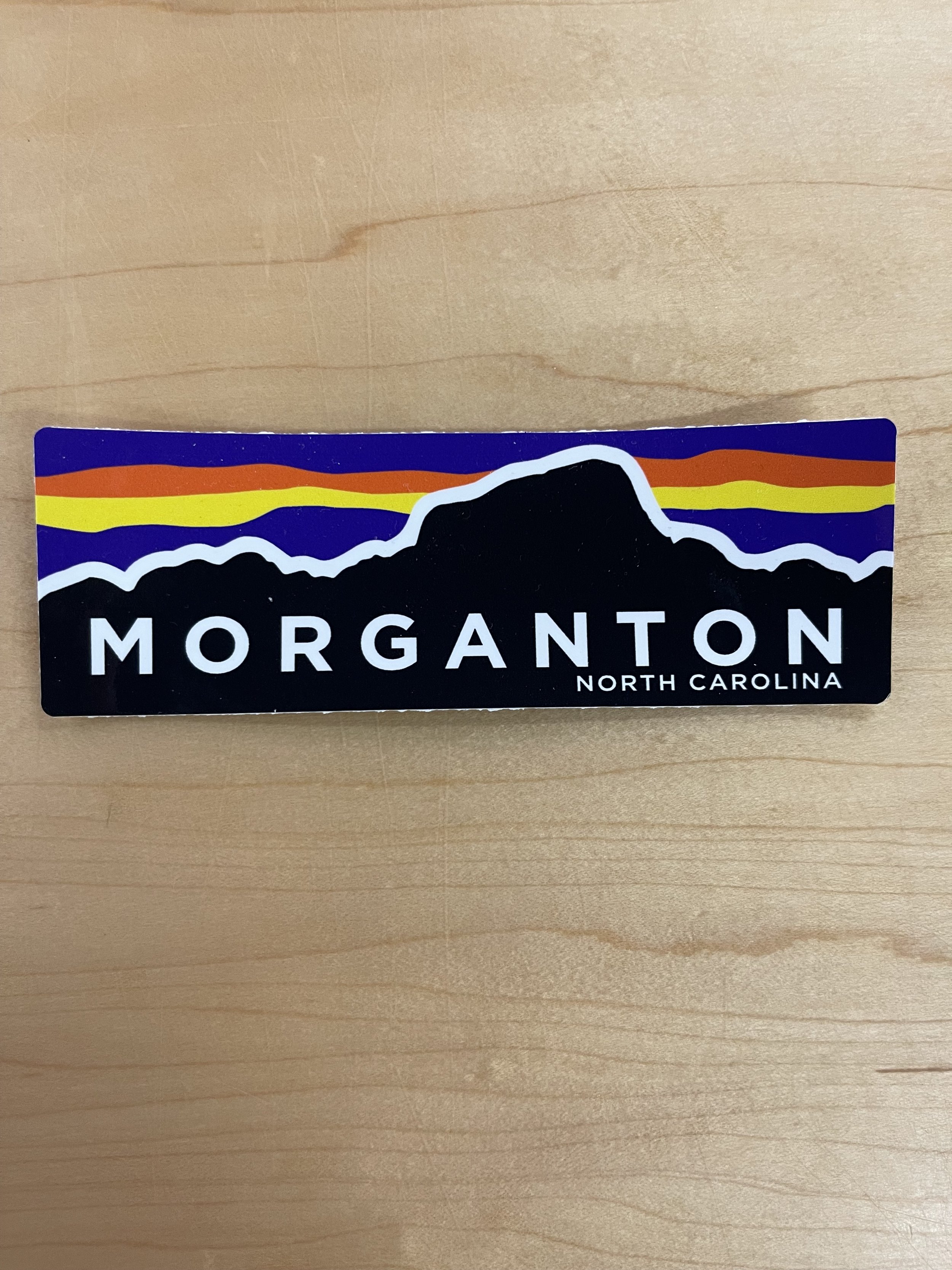 Morganton NC - Table Rock Sunset - Sticker