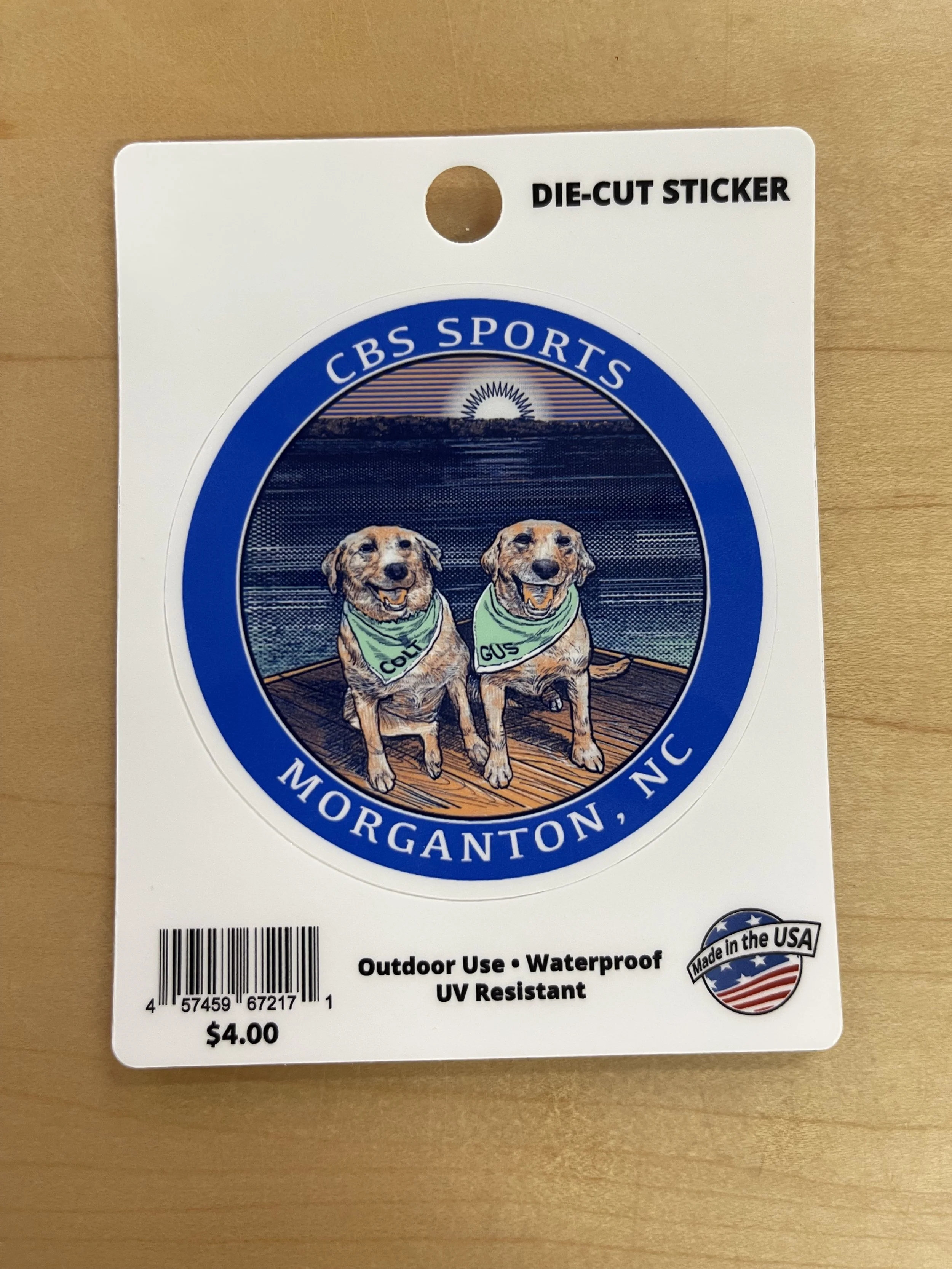 Colt & Gus - Store Pups! - CBS Sports Sticker