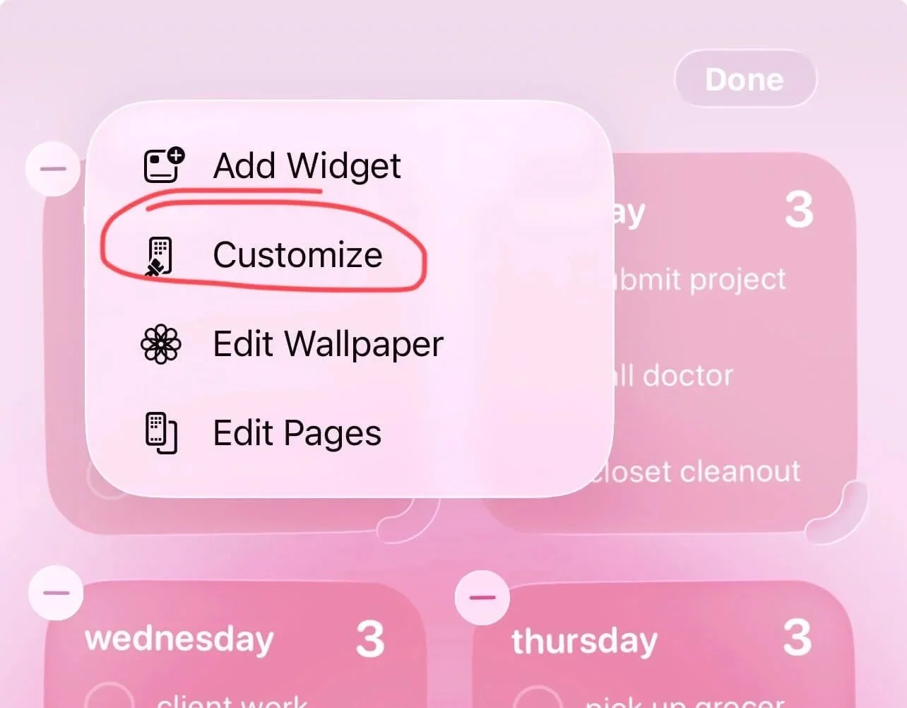 ios 26 customization