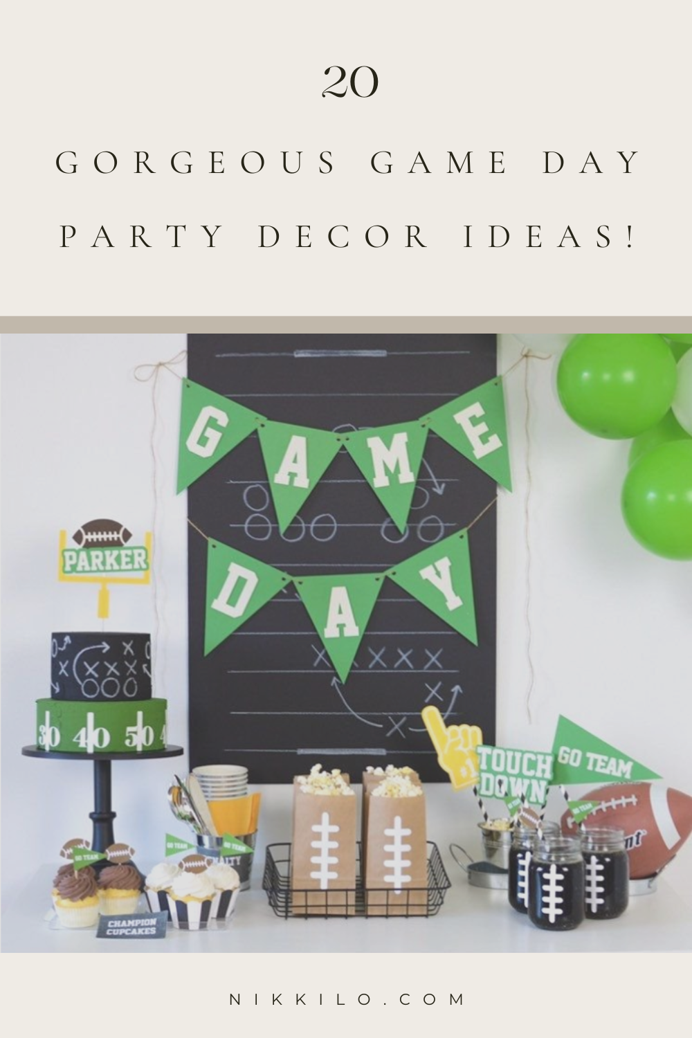 20 Gorgeous Game Day Party Decor Ideas To Make Your Party A Success — Nikki  Lo