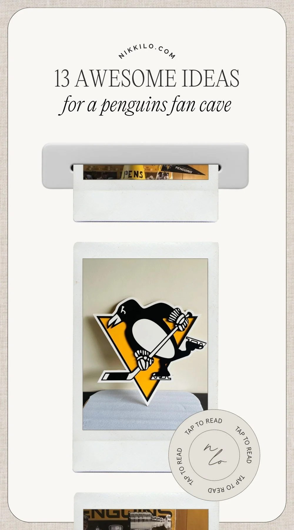 Pittsburgh Penguins man cave