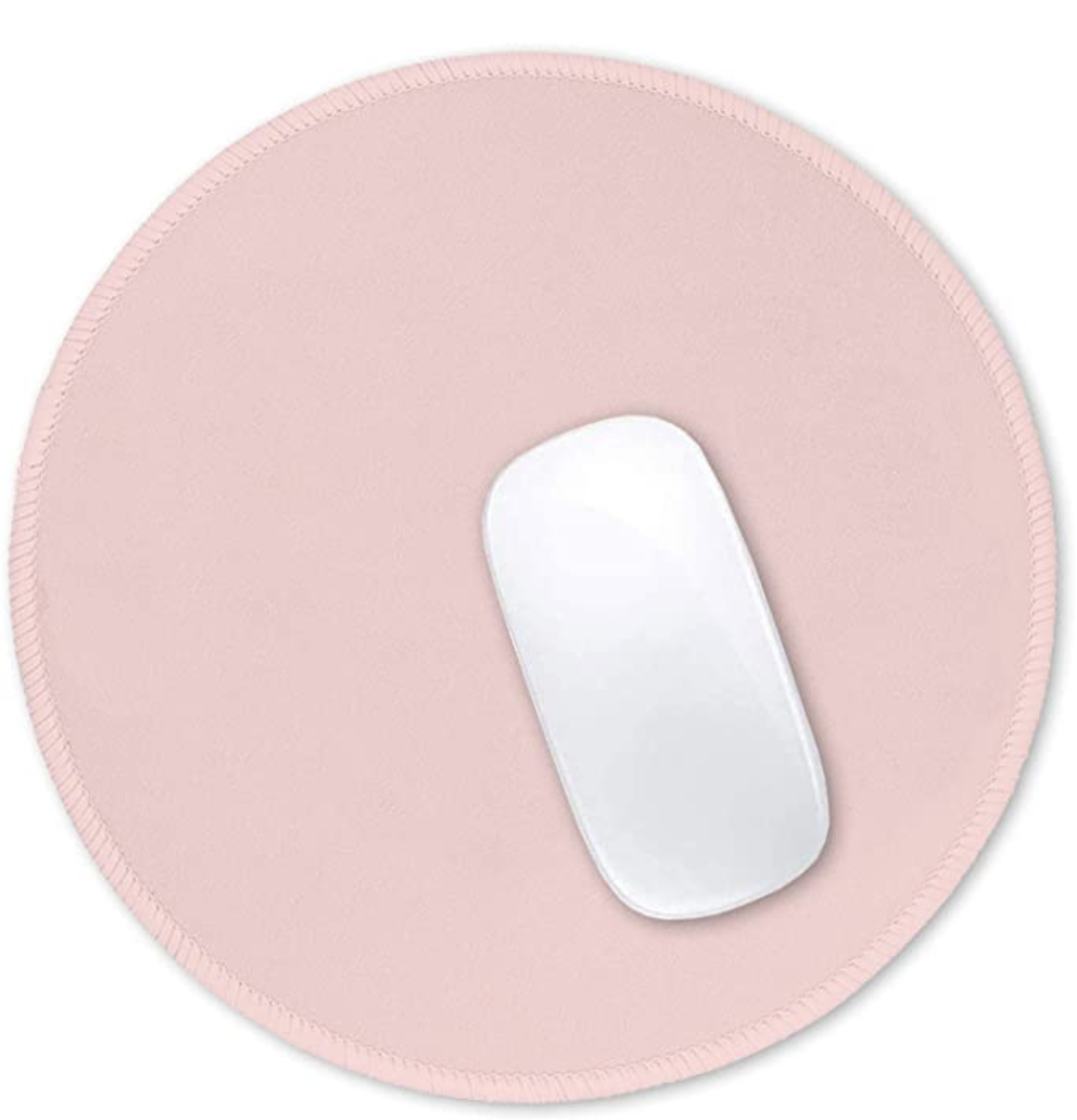 round pink mouse pad danish pastel desk