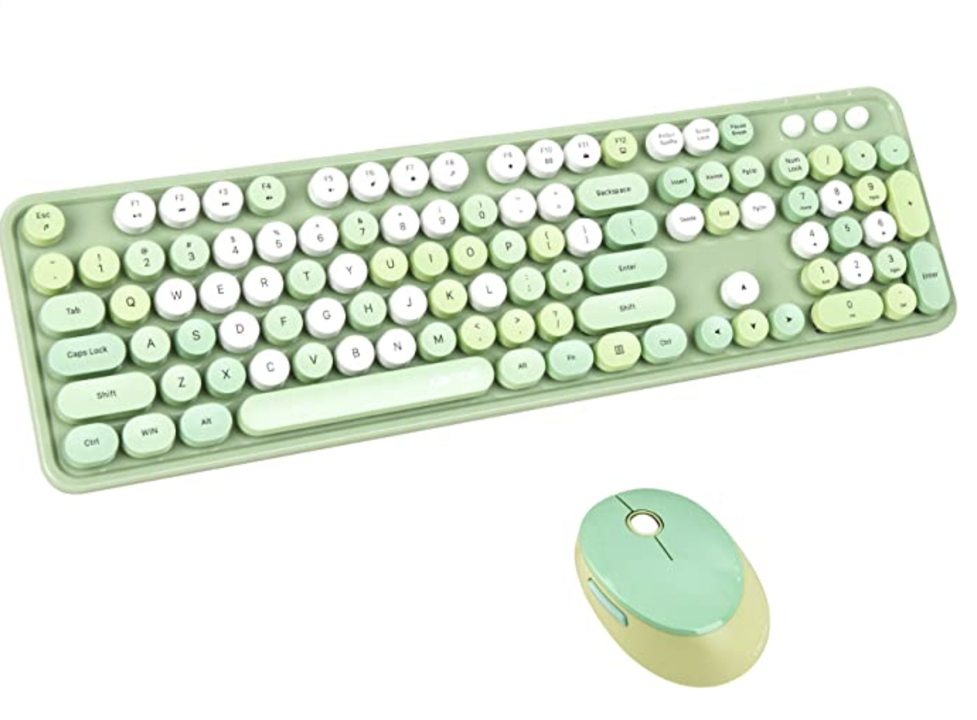 aesthetic green keyboard