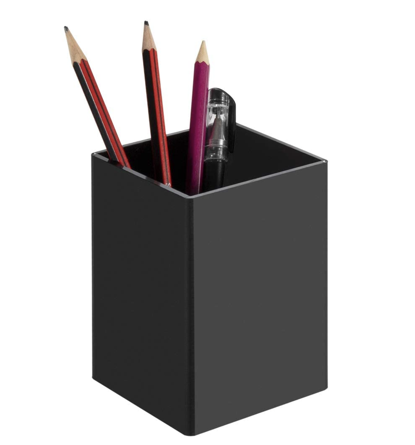 black pencil holder