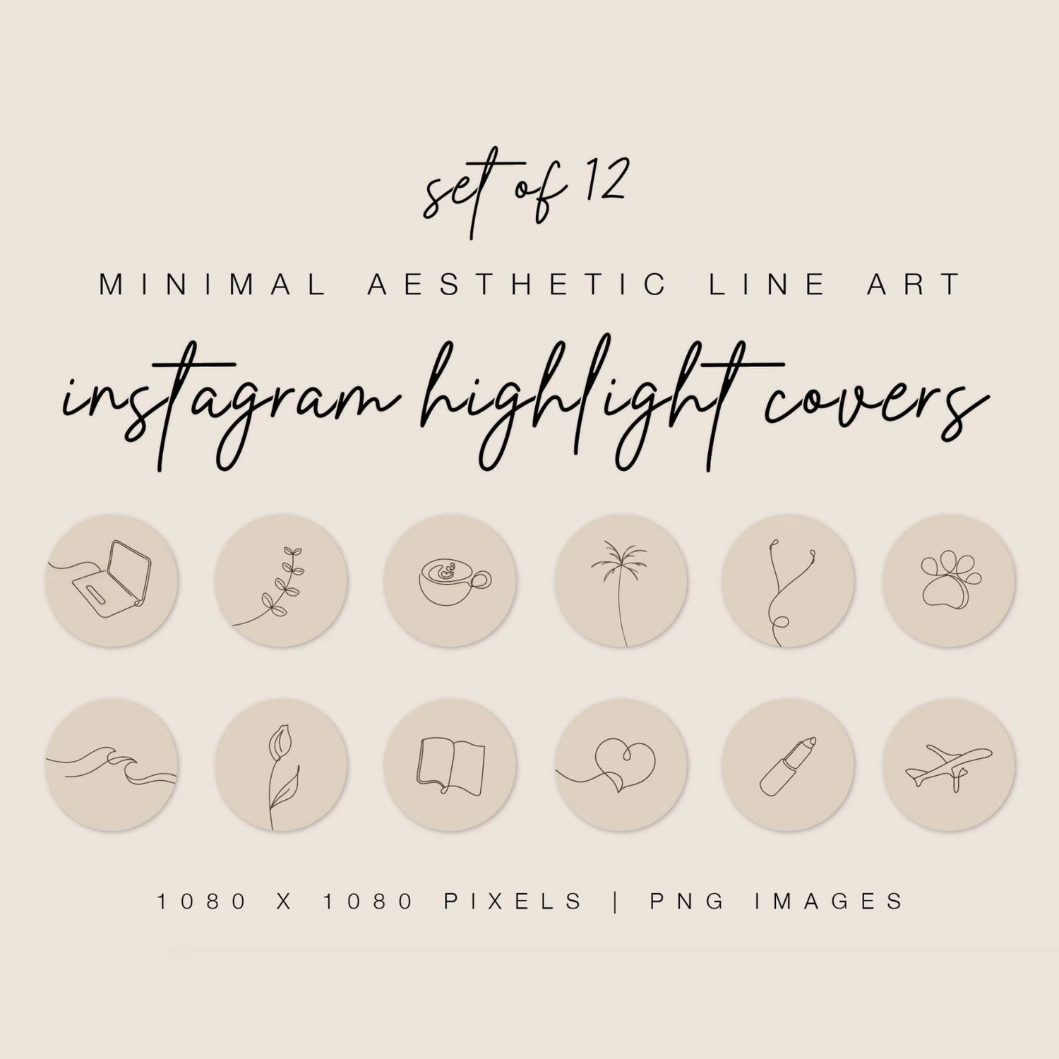 Instagram Highlight Covers Aesthetic: 100 Free Templates