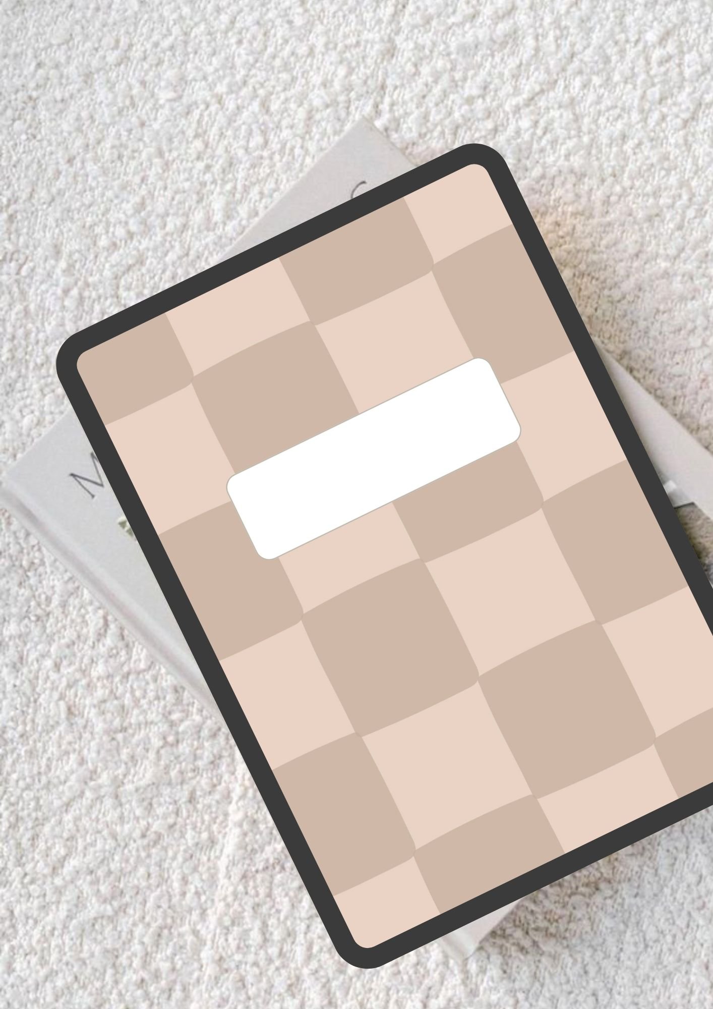 Warm Beige Digital Notebook Cover