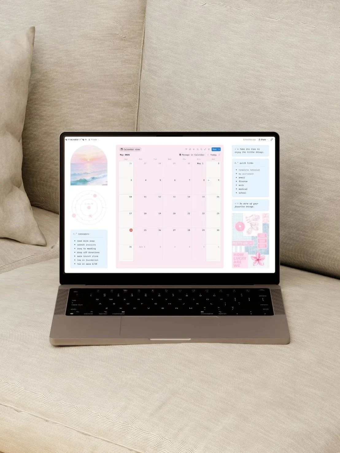 FREE Dreamy Notion Template You’ll Be Obsessed With (Weekly Planner, Habit Tracker, Reading Tracker &amp; Travel Planner)