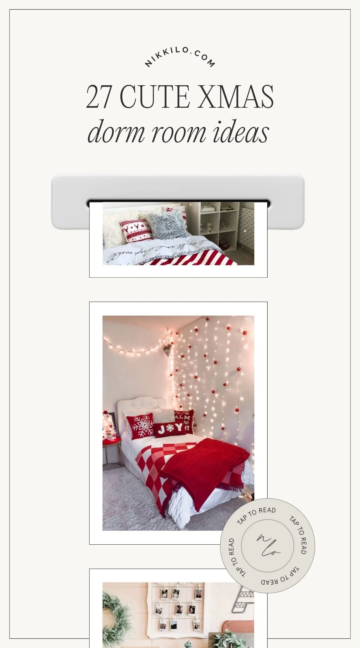 27 Aesthetic Christmas Dorm Decor Ideas To Use This Holiday Season ...