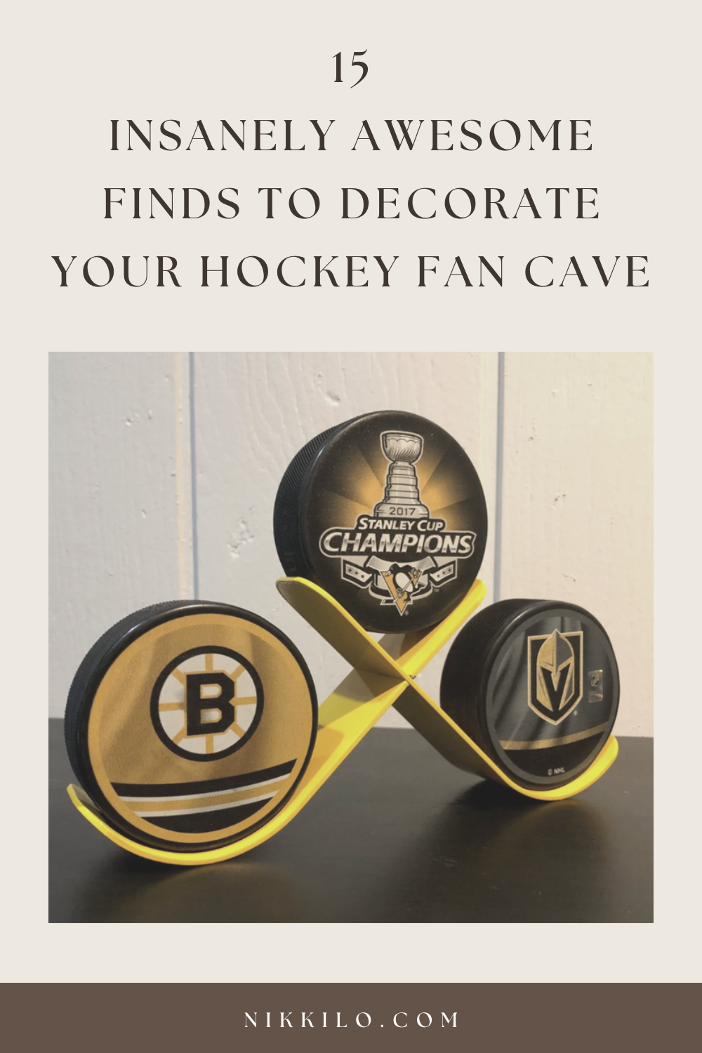 Ultimate Hockey Fan Cave