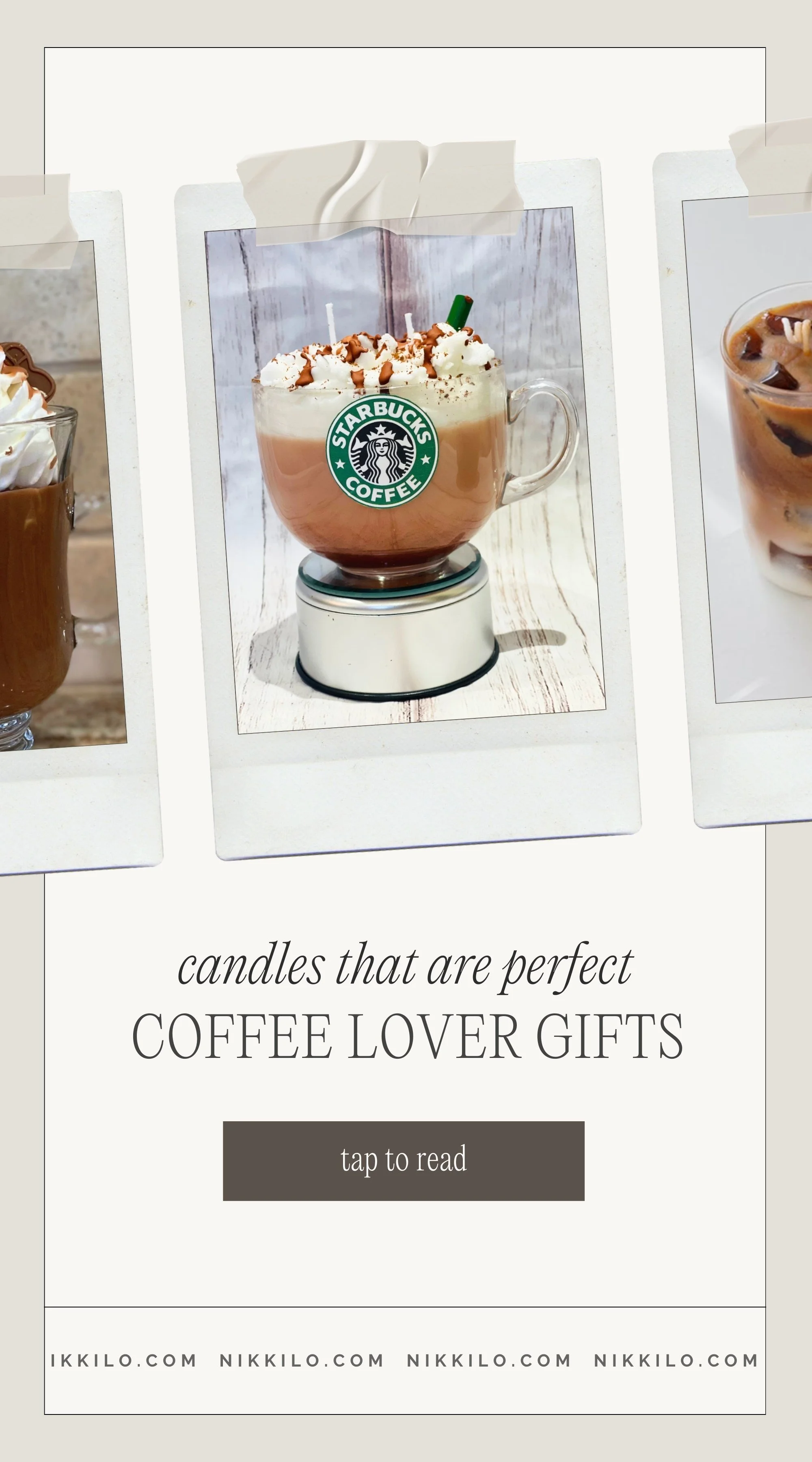 coffee candle gifts