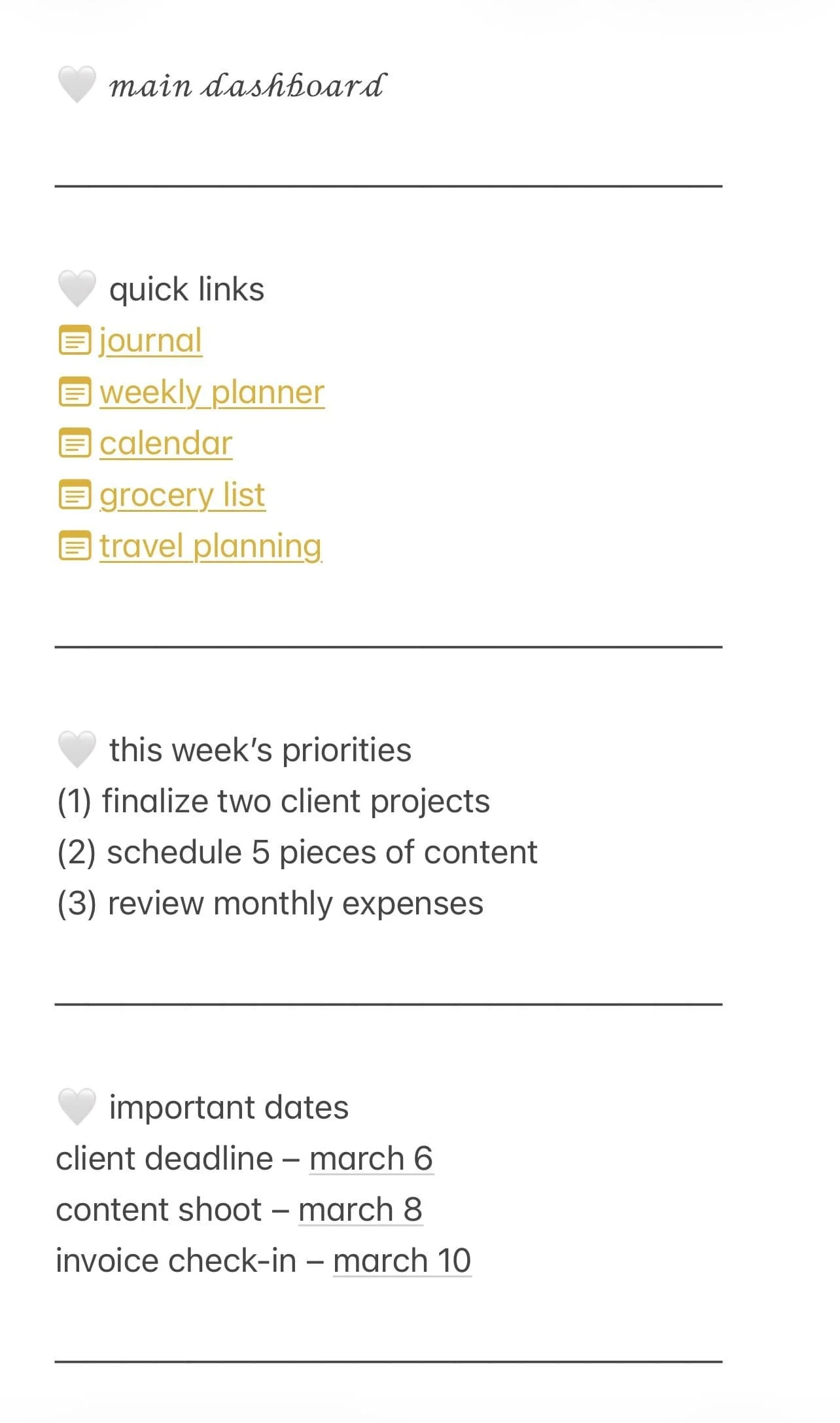 aesthetic apple notes customization tricks