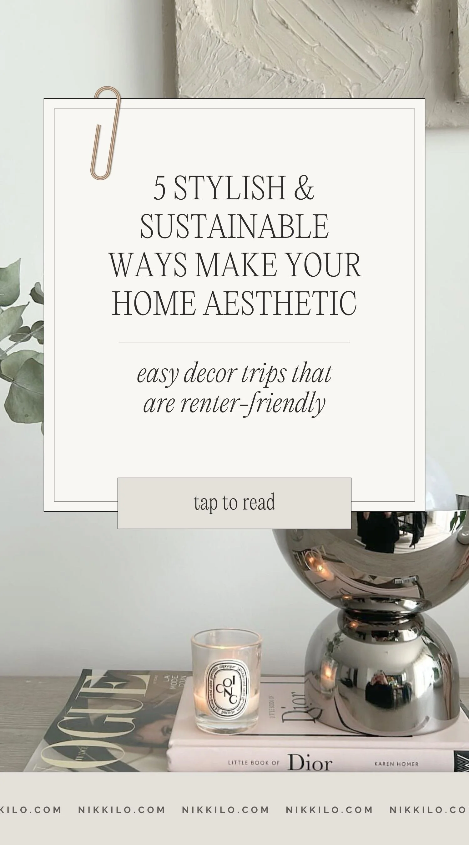 renter-friendly sustainable decor tips