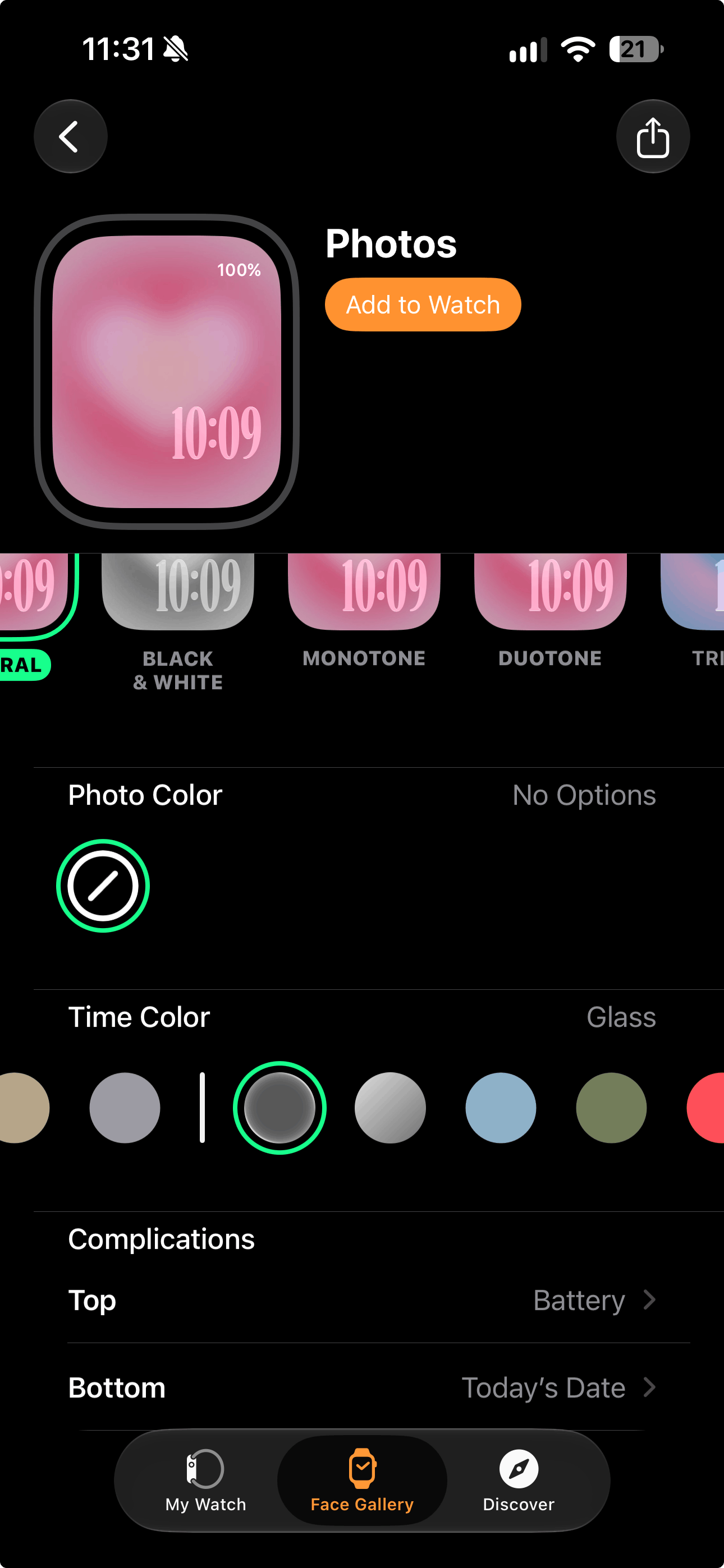 apple watch customization aesthetic series 2 watchos 27