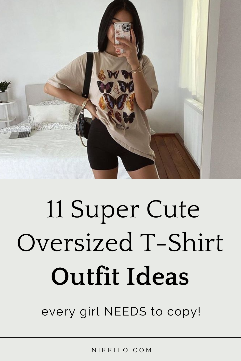 How To Wear An Oversized T-shirt – 15 Outfit Ideas