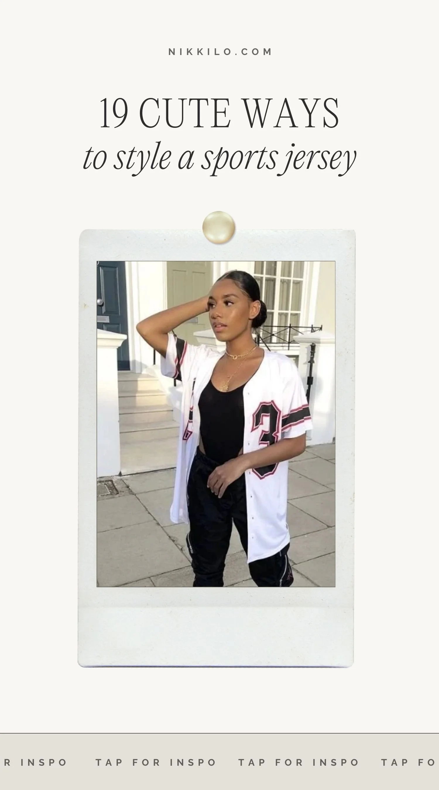 19 Cute Ways To Wear A Sports Jersey (Stylish Outfit Ideas!) — nikki lo