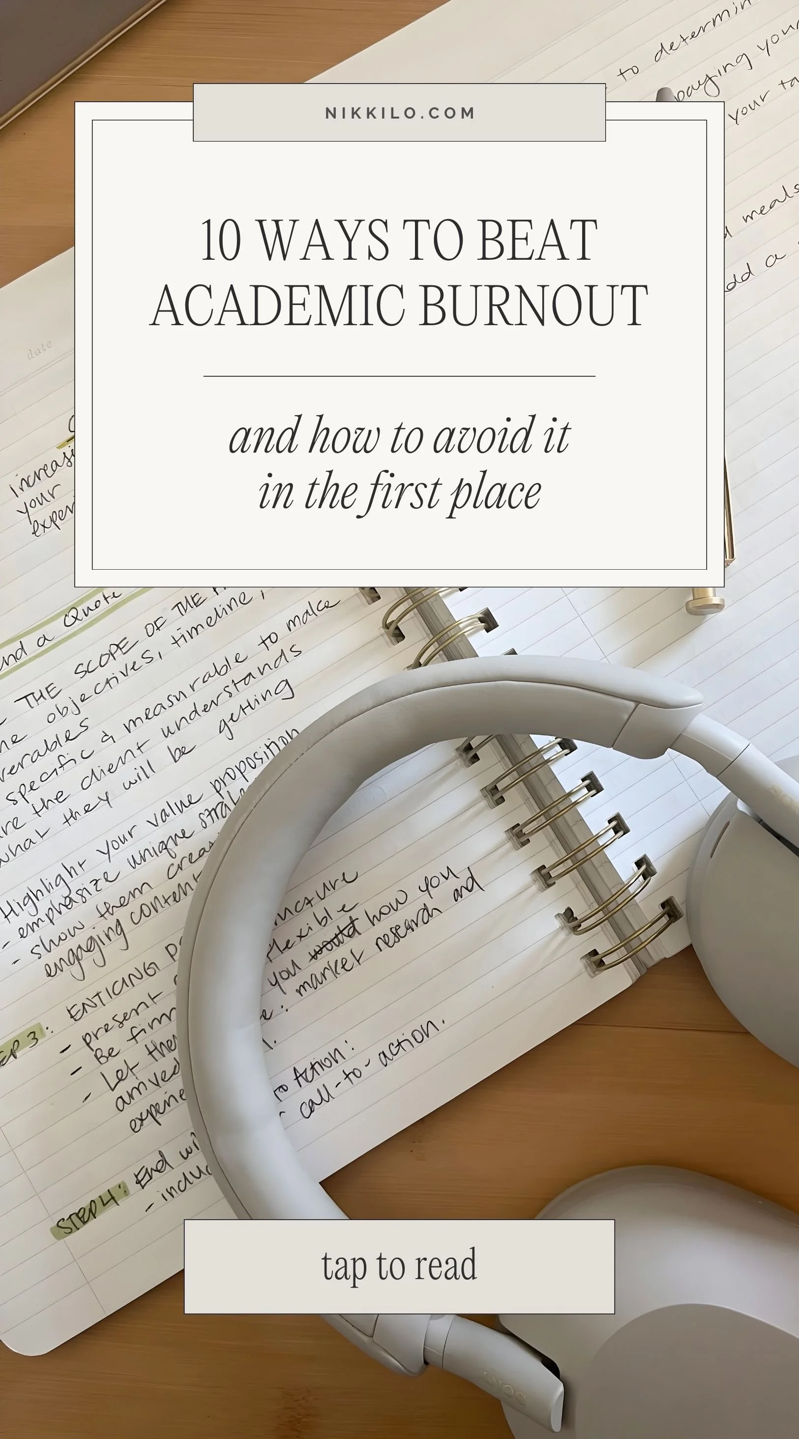 how to beat academic burnout