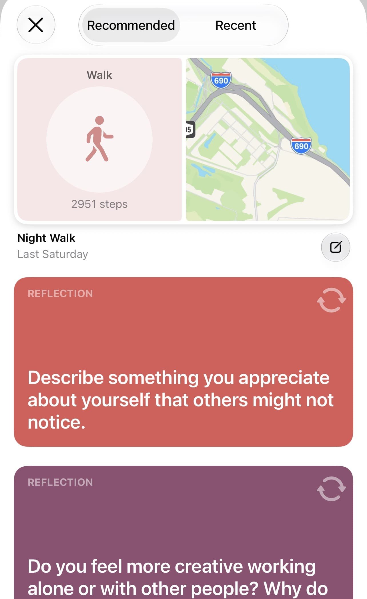 apple journal journal customization