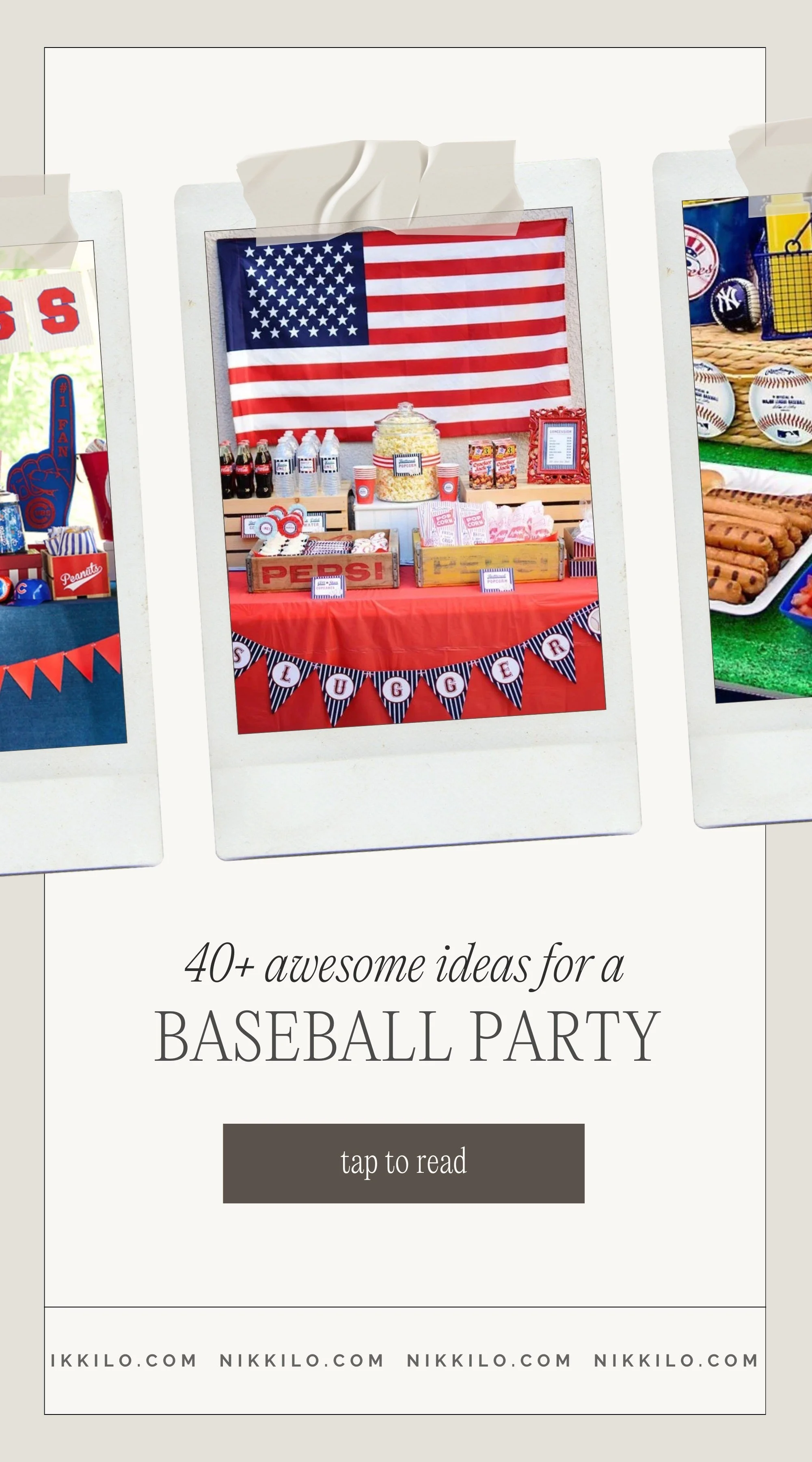 baseball party ideas