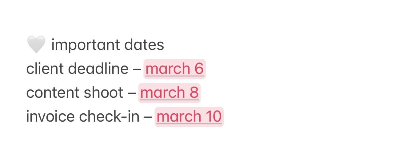 aesthetic apple notes customization tricks