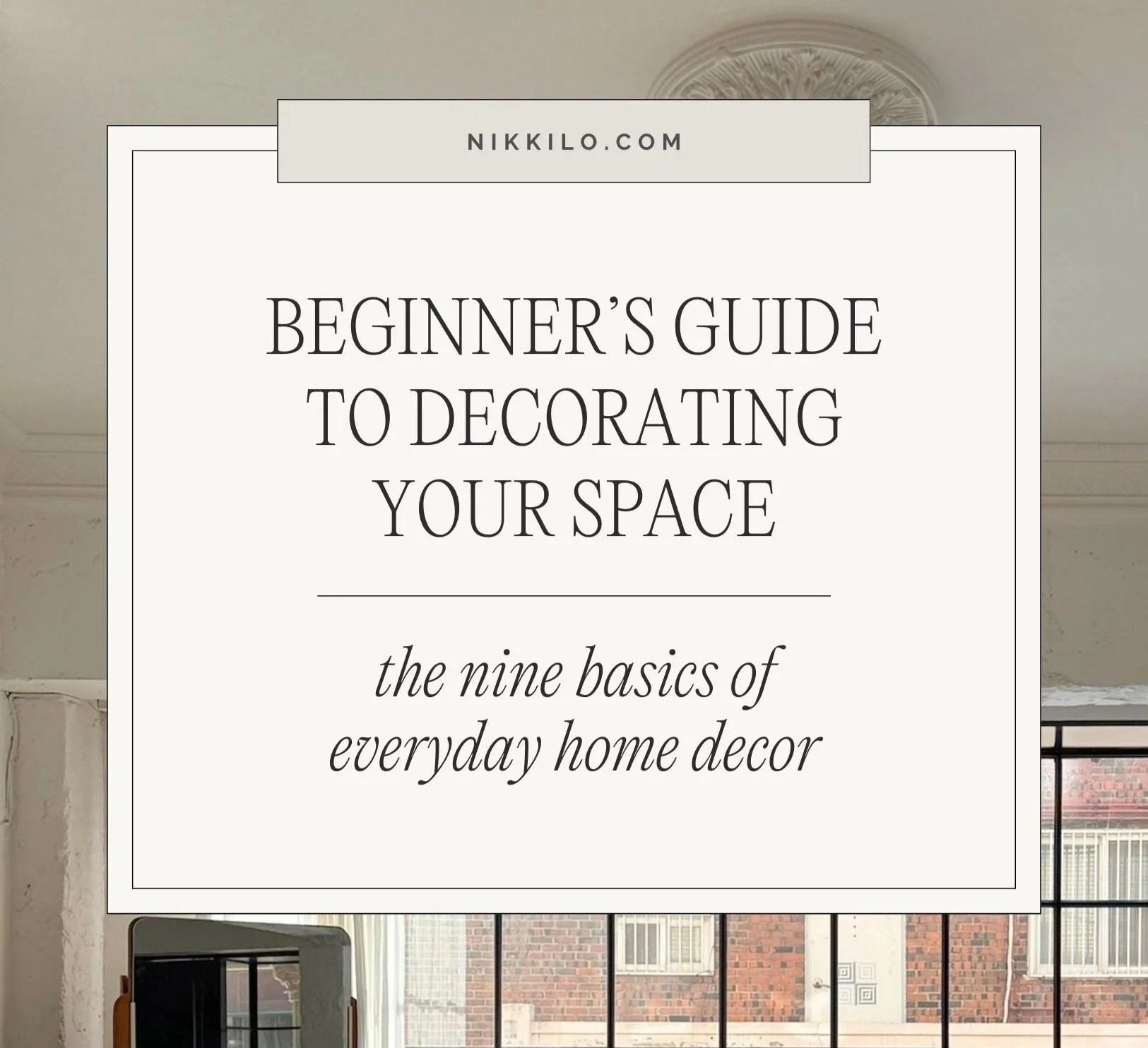 home decor essentials