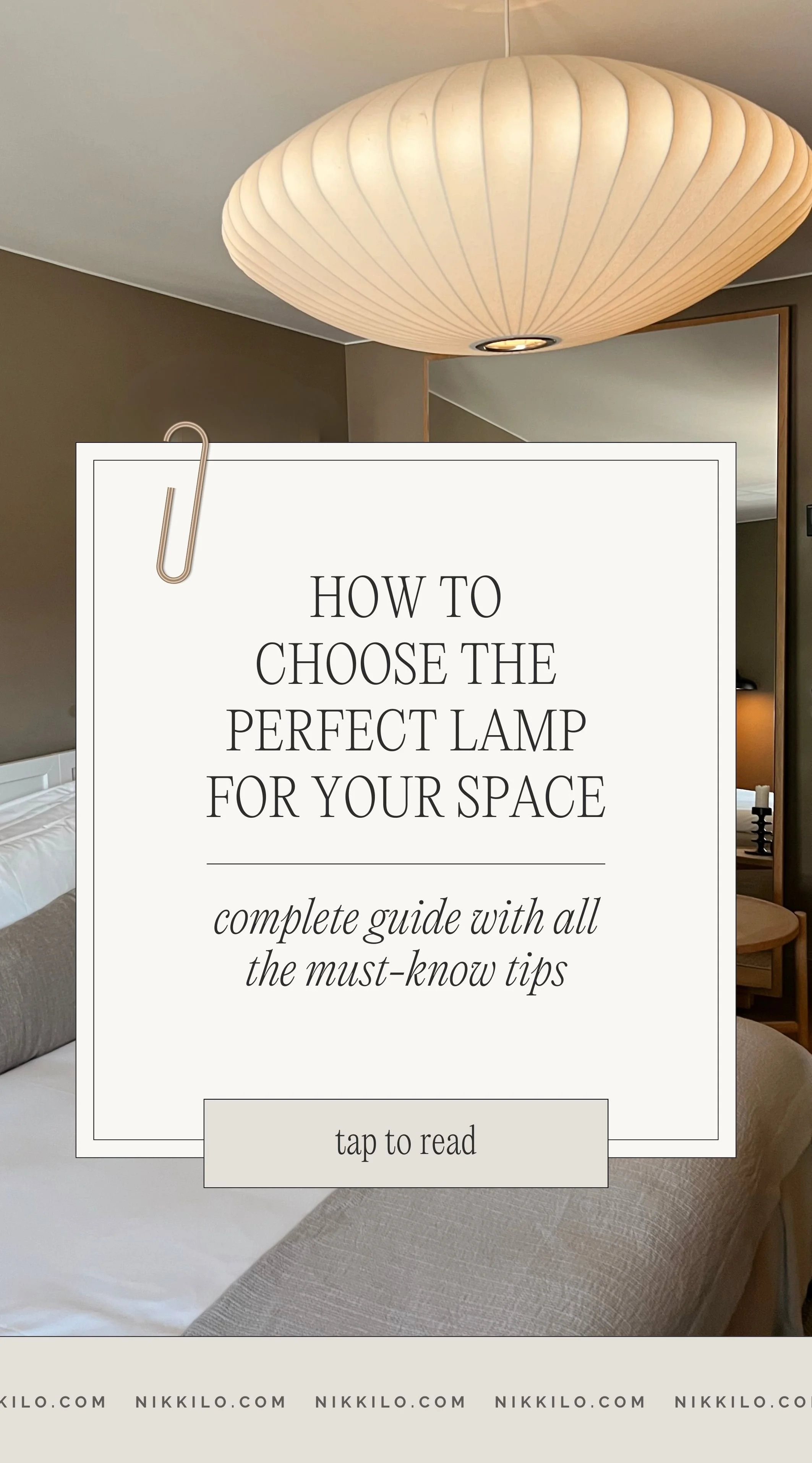 Everything You Need To Know To Pick The RIGHT Lamp For Your Space ...