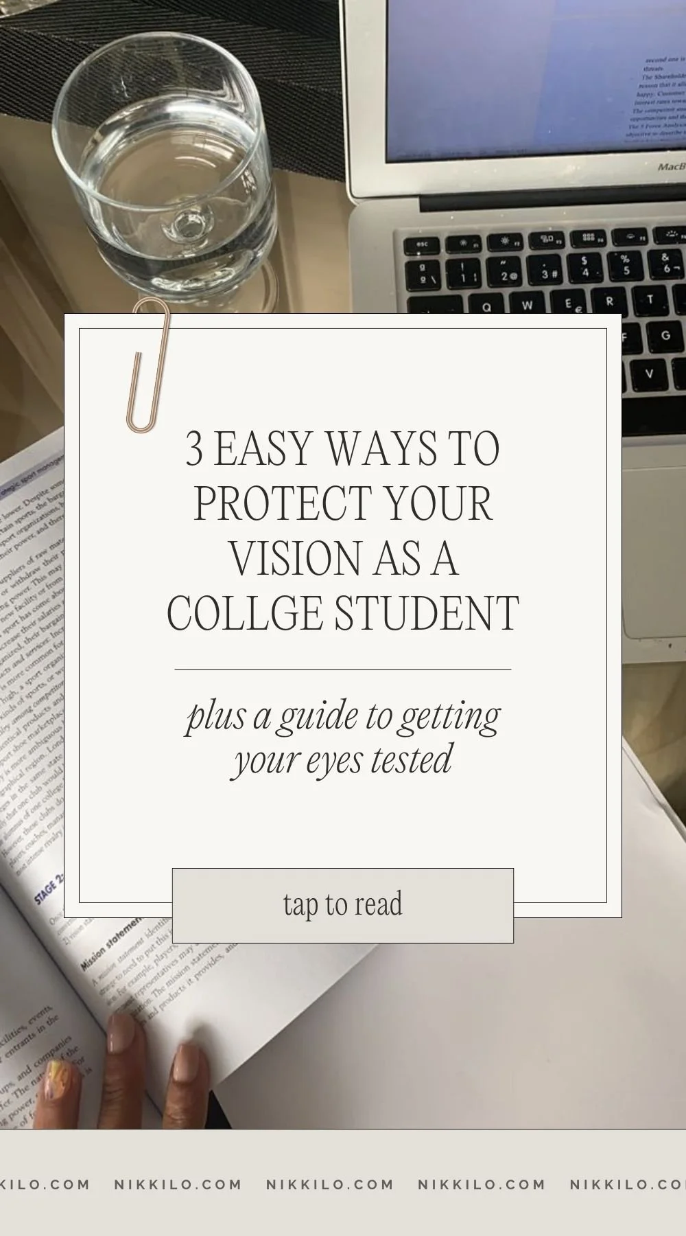 3 Easy Ways To Protect Your Vision (As A Busy College Student)