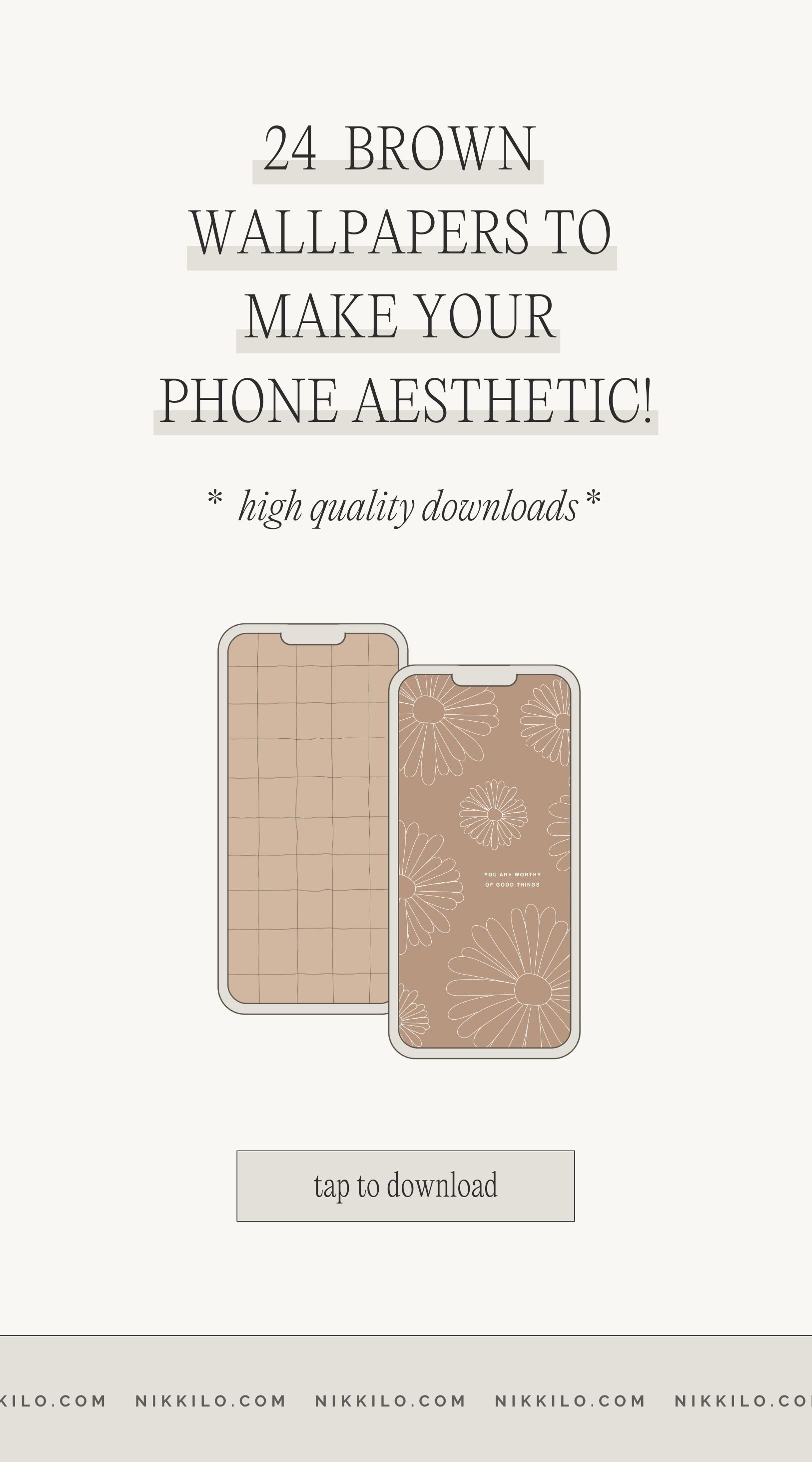 brown aesthetic wallpapers