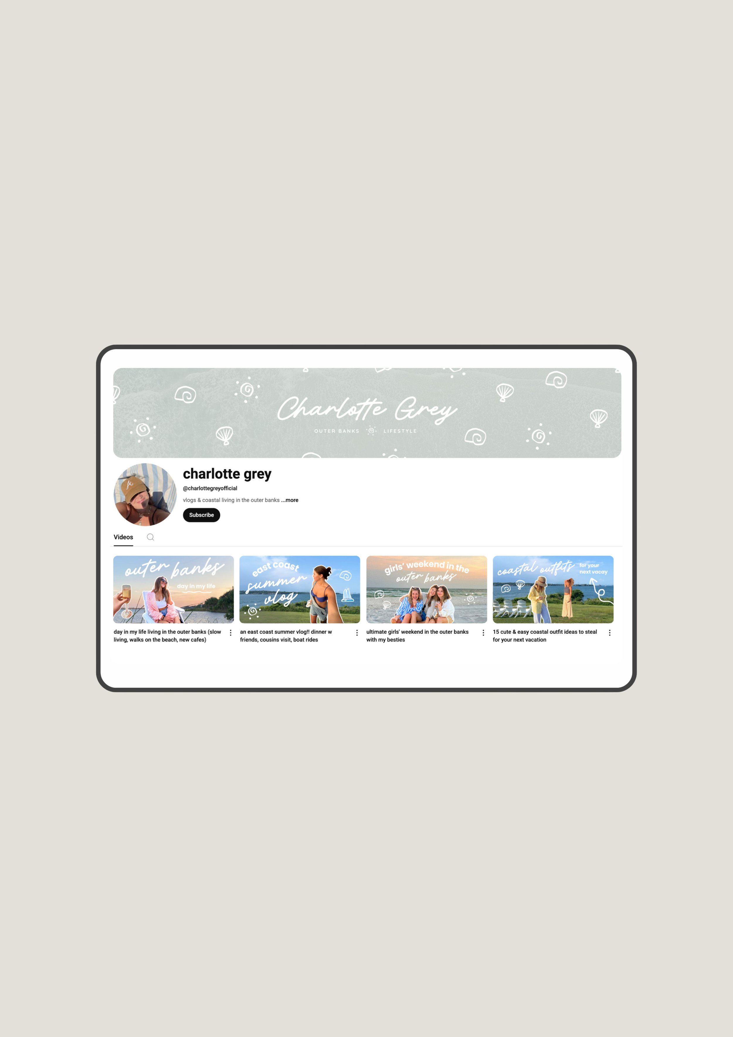 YouTube Banner Template