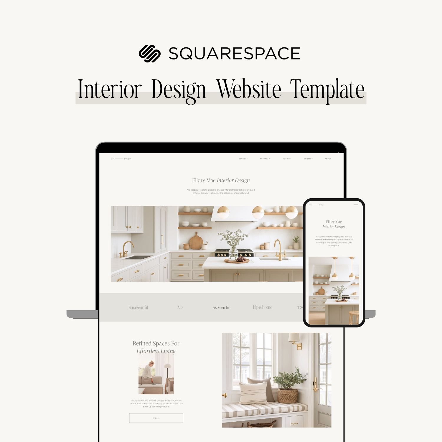 Interior Design Website Template