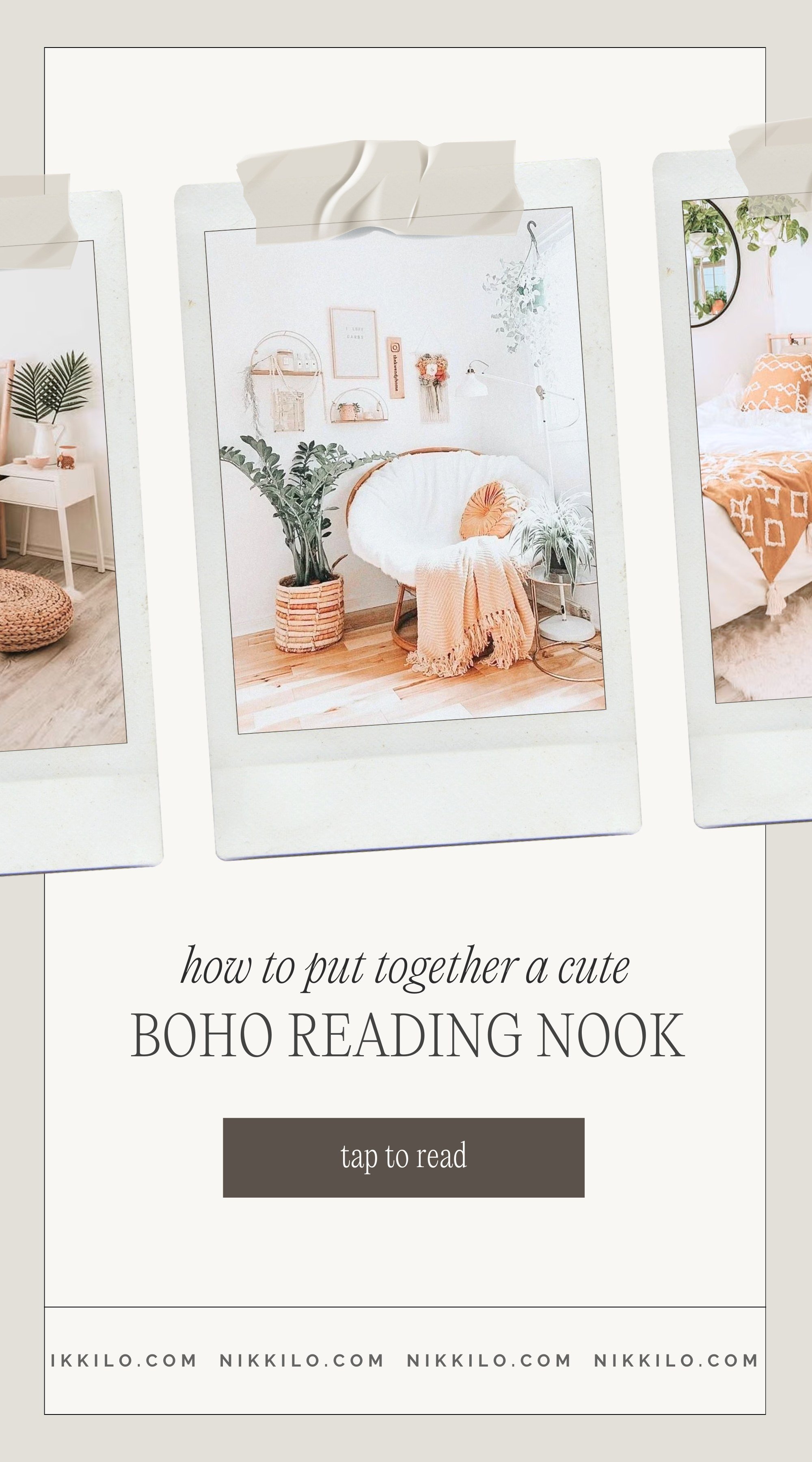 Boho Reading Nook