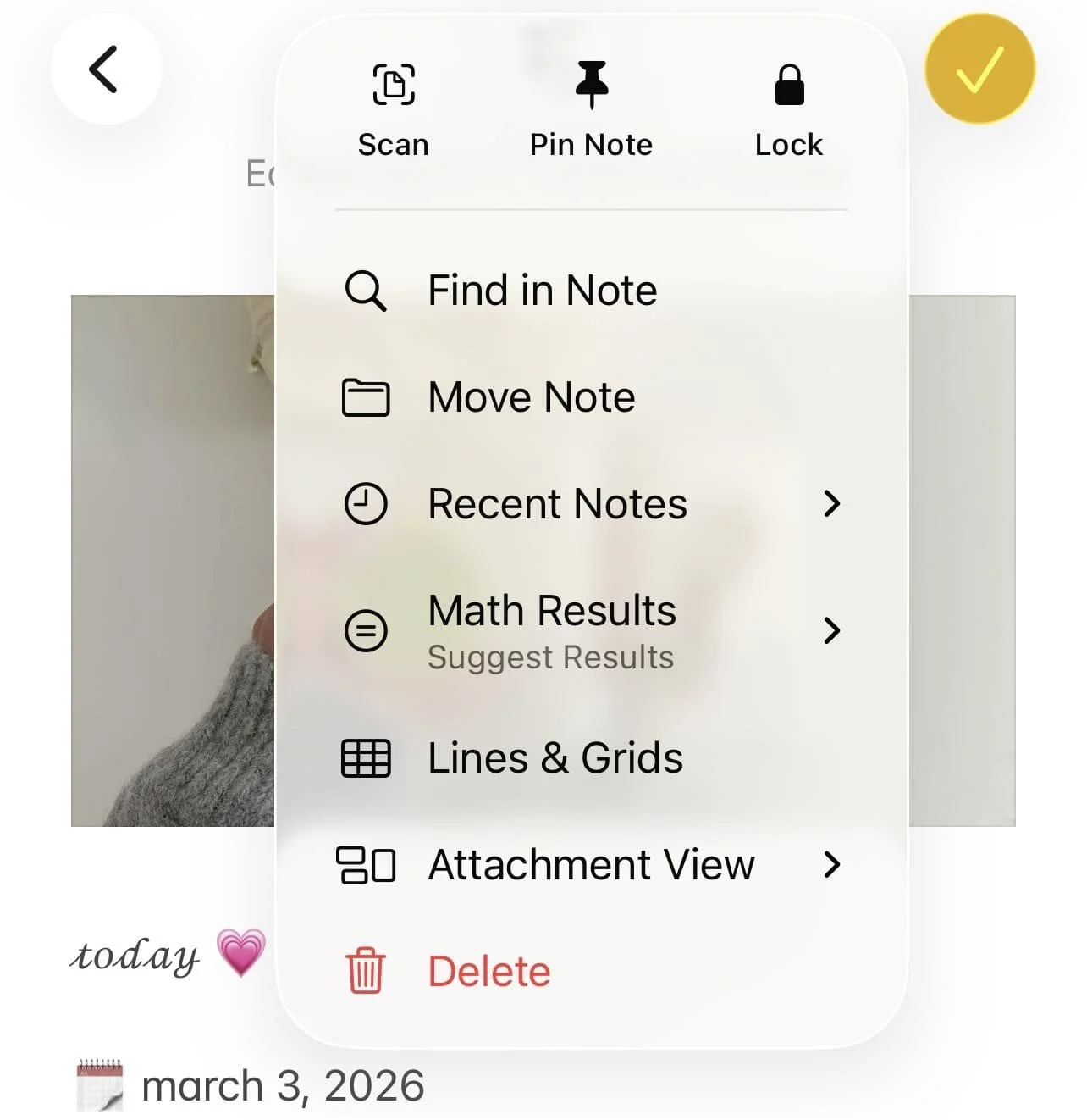 aesthetic apple notes customization tricks