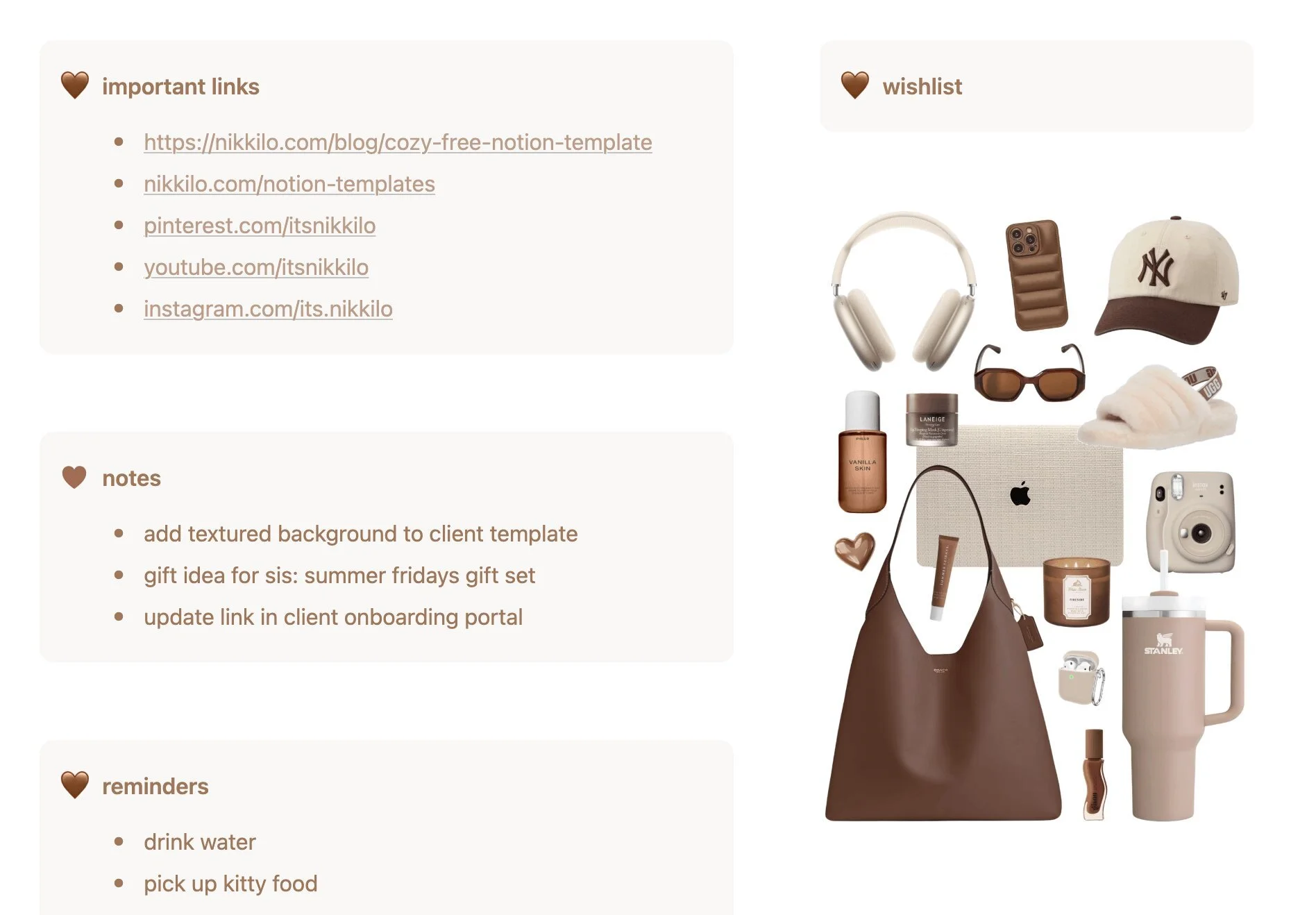 how to make your notion aesthetic