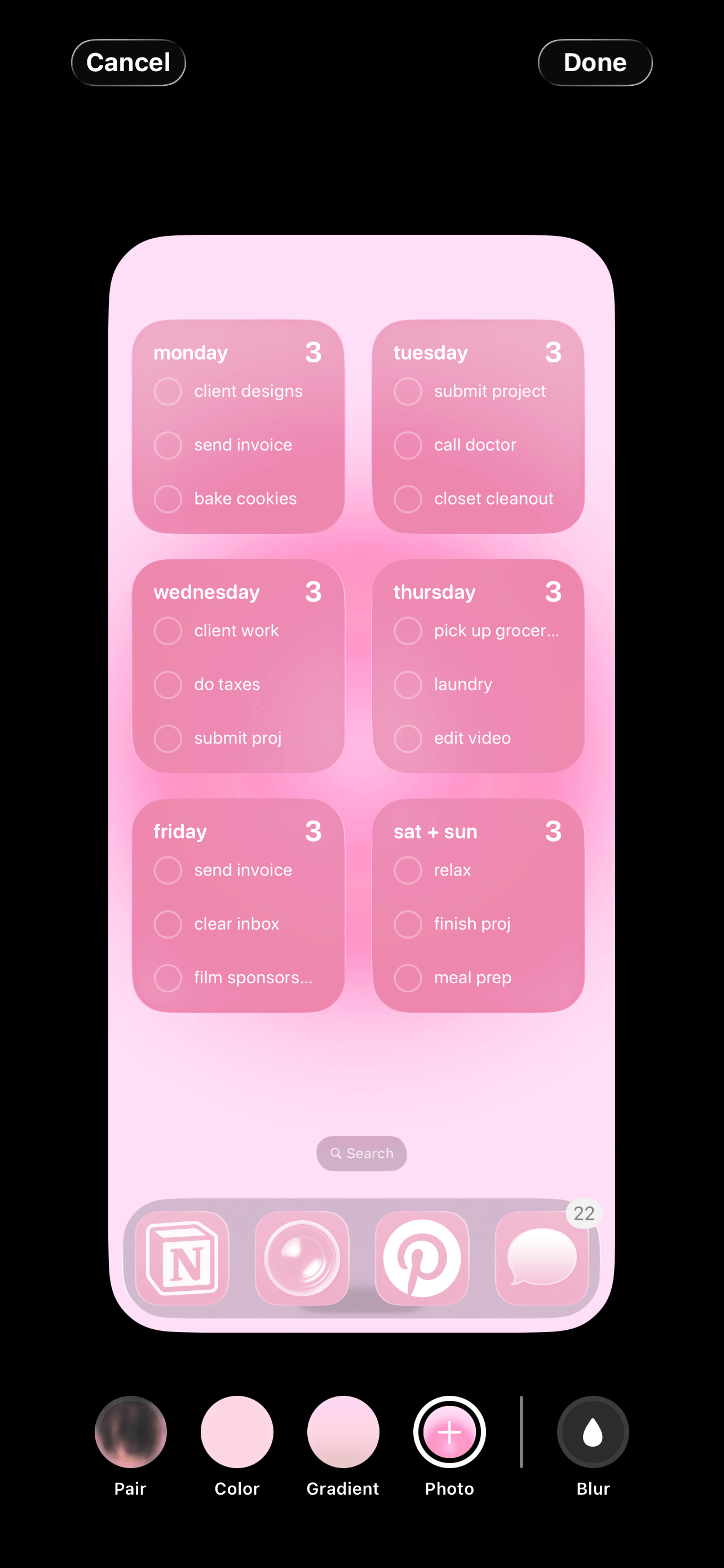 ios 26 customization
