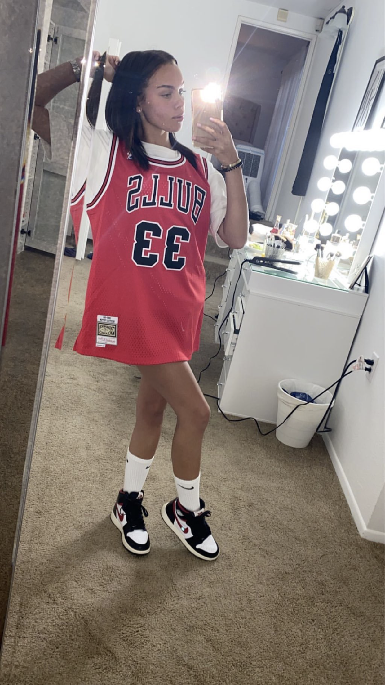 baddie basketball jersey outfits for ladies