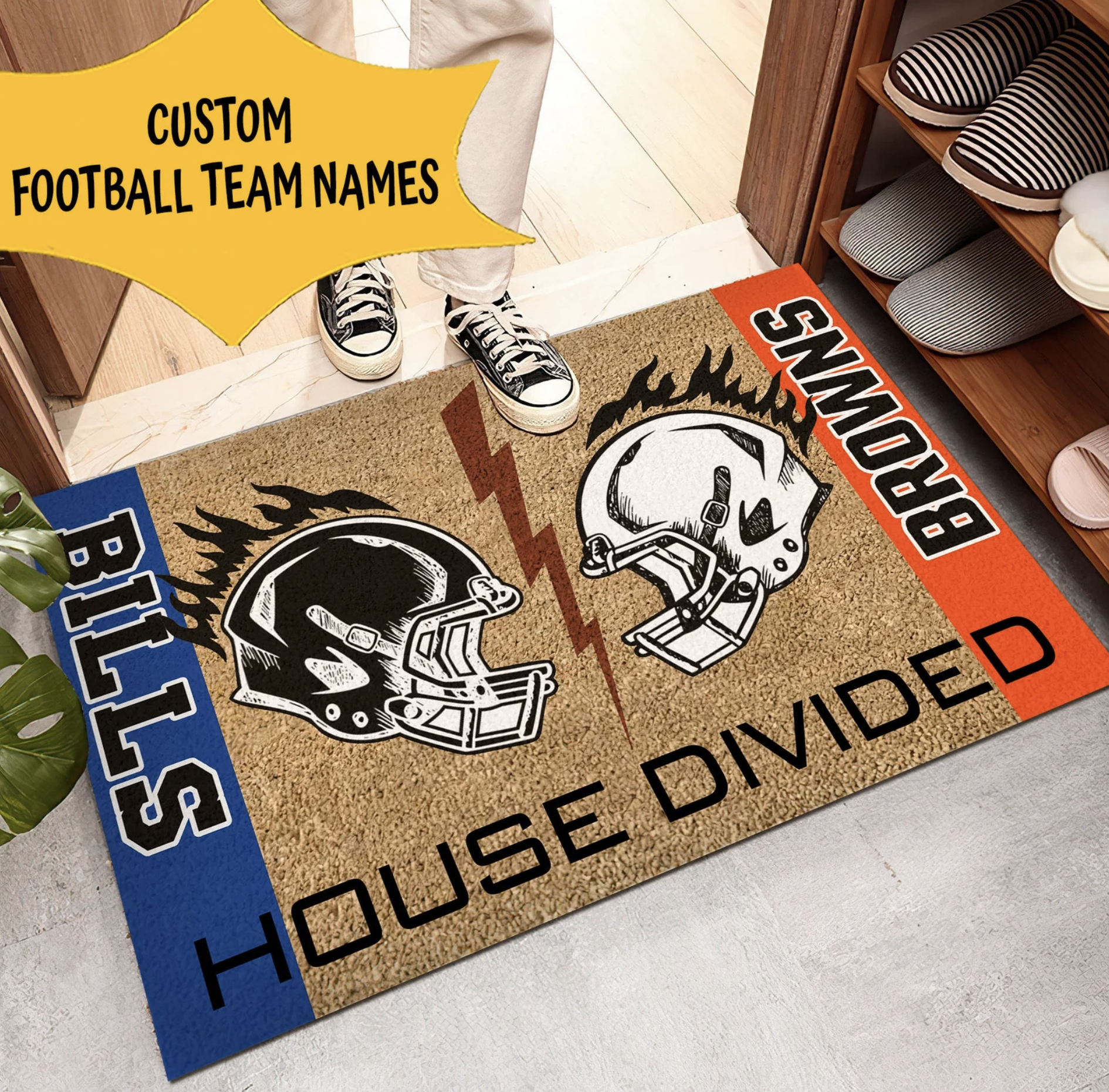 Custom nfl best sale house divided jerseys