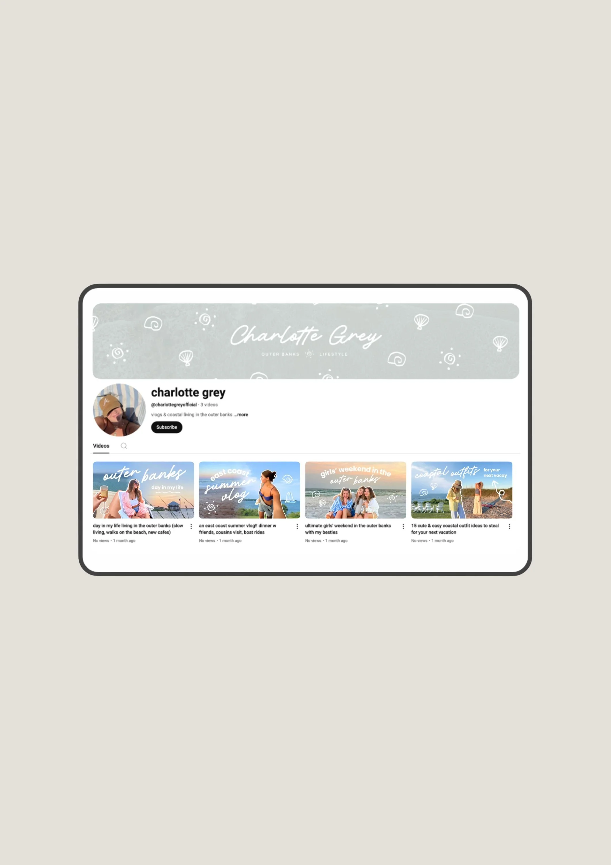 YouTube Banner Template