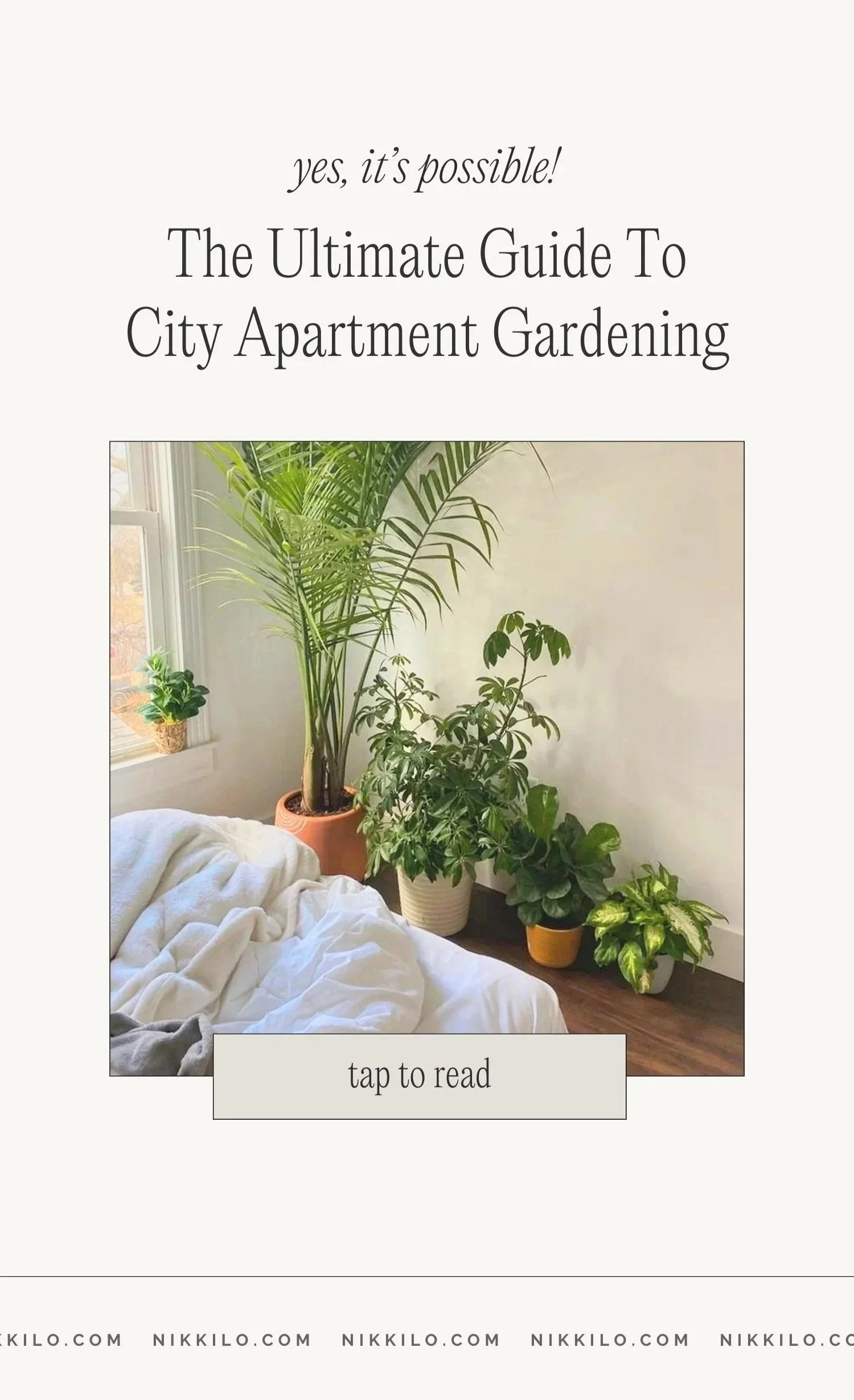 City Apartment Gardening